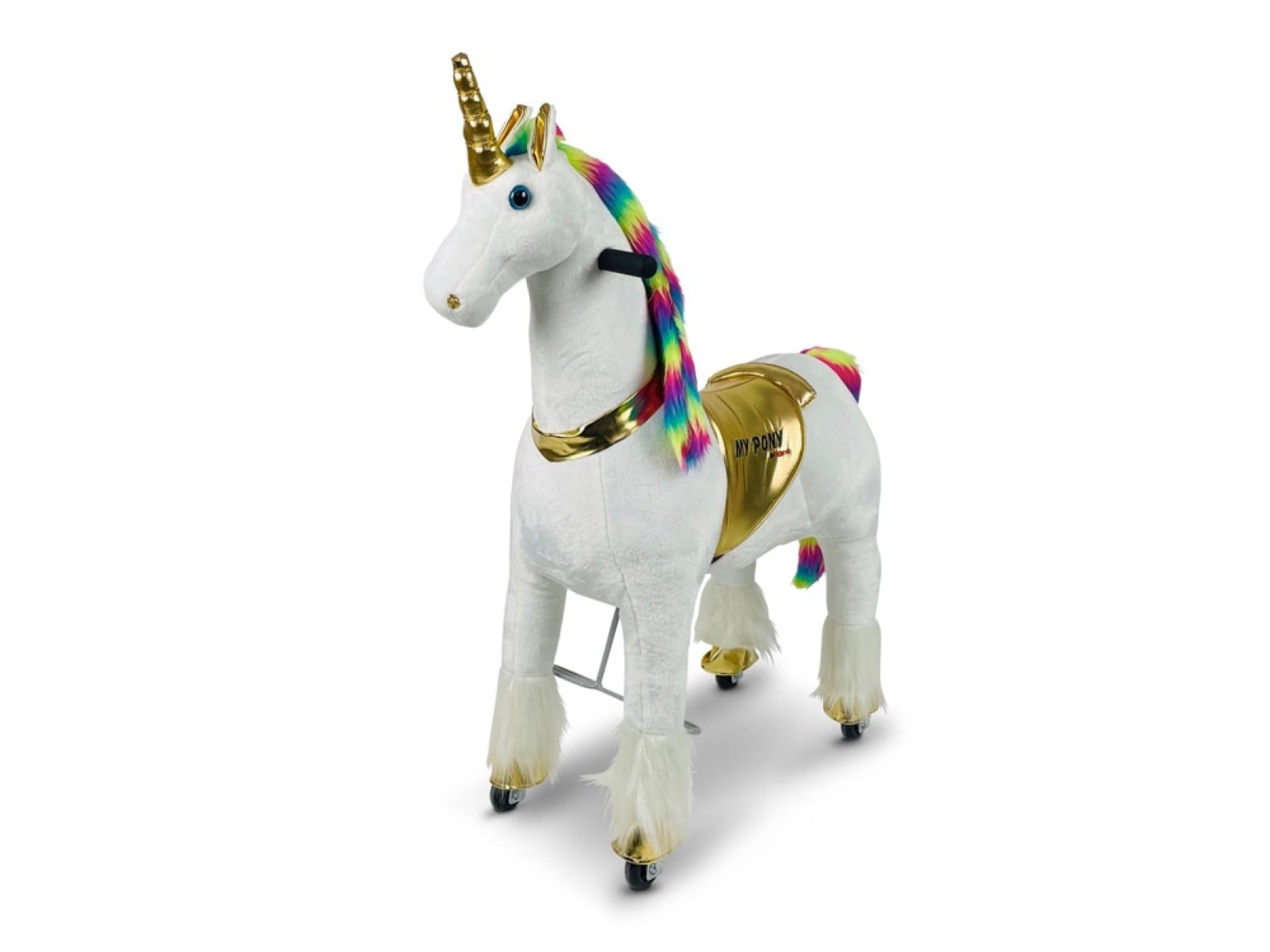 TPFLiving Reittier Einhorn Gold Größe S