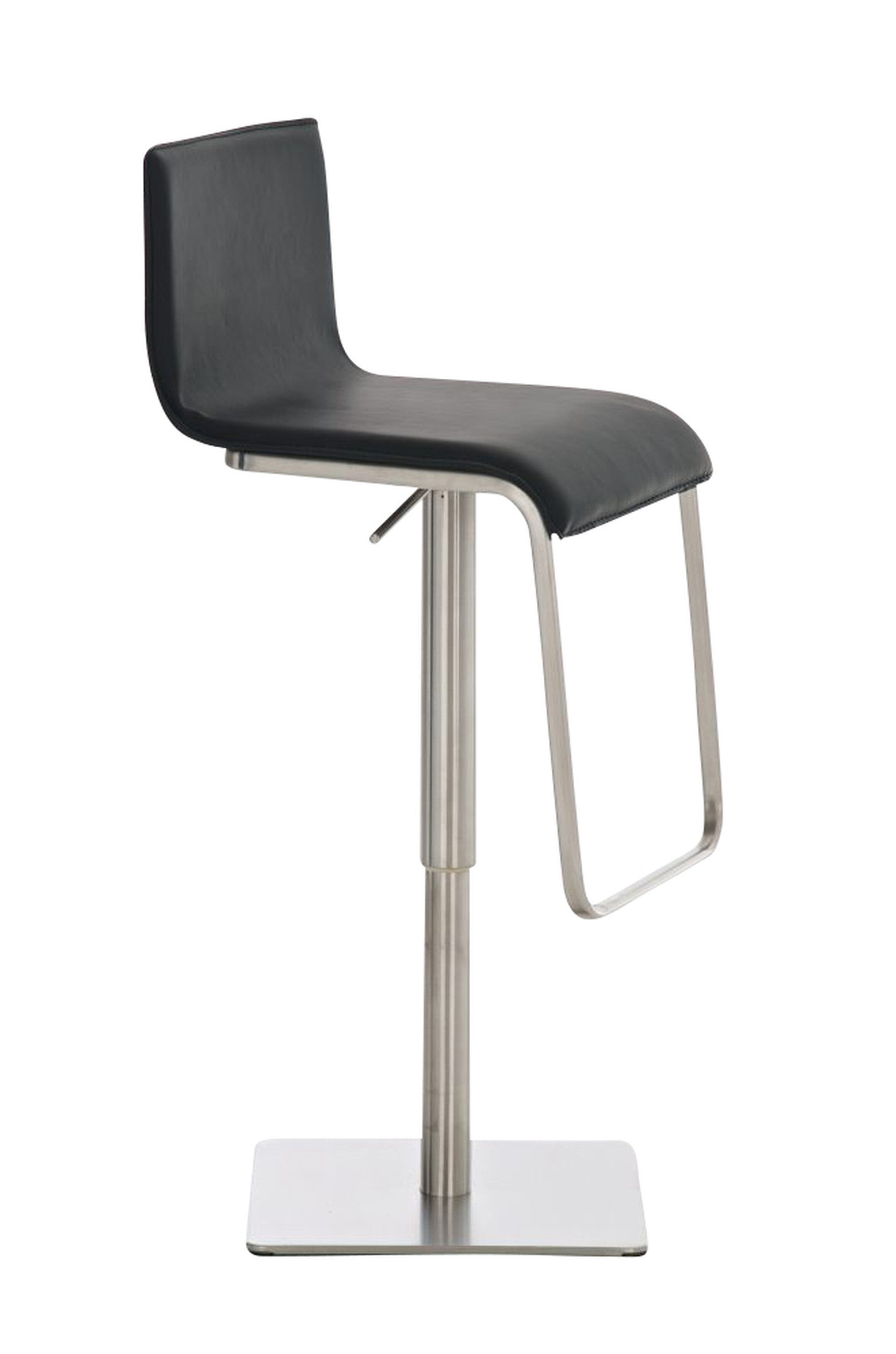 TPFLiving Barhocker Lima Gestell Edelstahl Kunstleder Creme - Bild 1