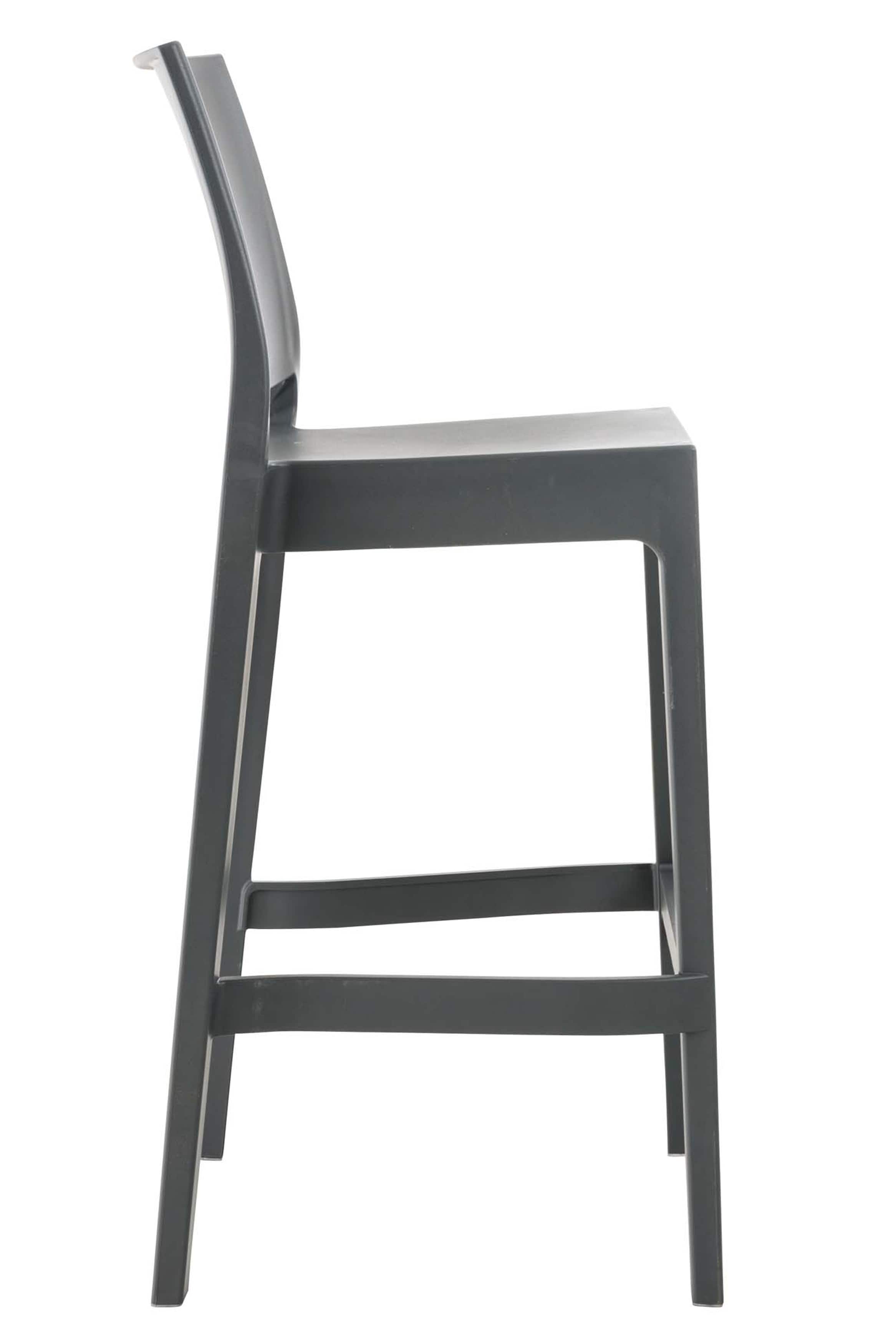 TPFLiving 4er Set Barhocker Maybrit dunkelgrau - Bild 1