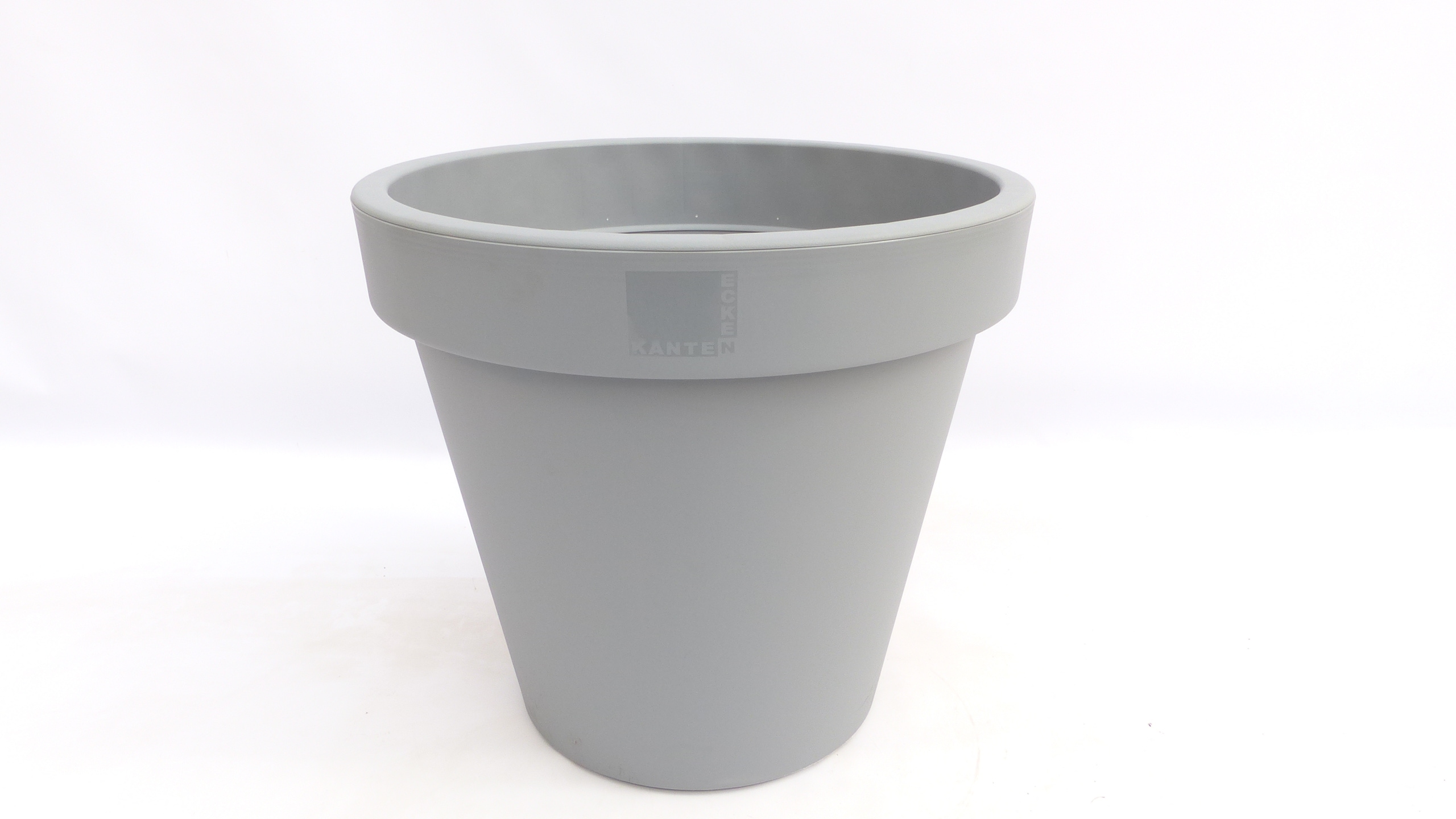 Pflanzk&uuml;bel E&K, grau, rund &Oslash; 80 cm, Pflanztopf Blumentopf K&uuml;bel XXL gro&szlig; - Bild 1