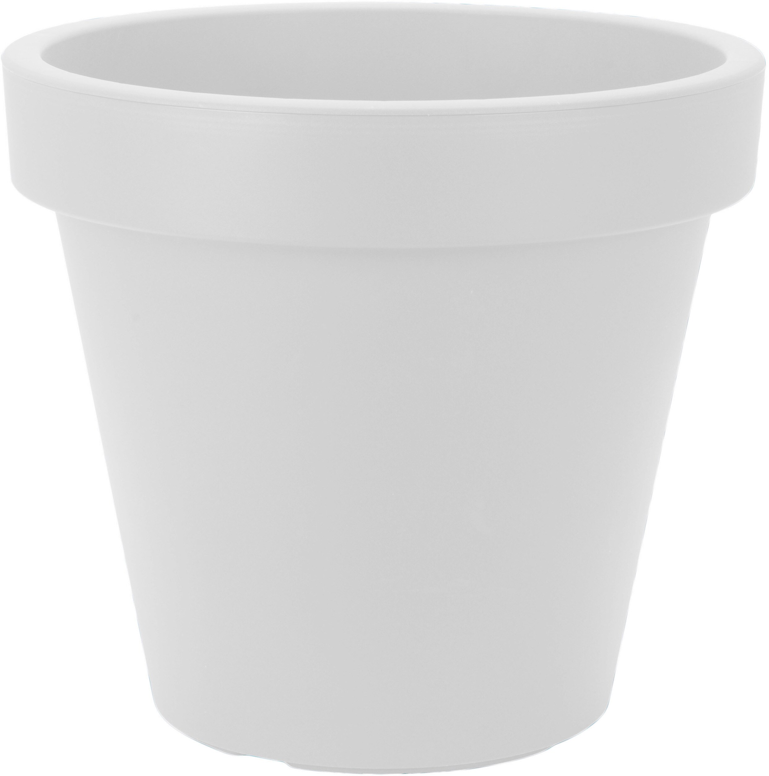 Pflanzk&uuml;bel E&K, weiss, rund &Oslash; 60 cm, Pflanztopf Blumentopf K&uuml;bel XXL gro&szlig; - Bild 1