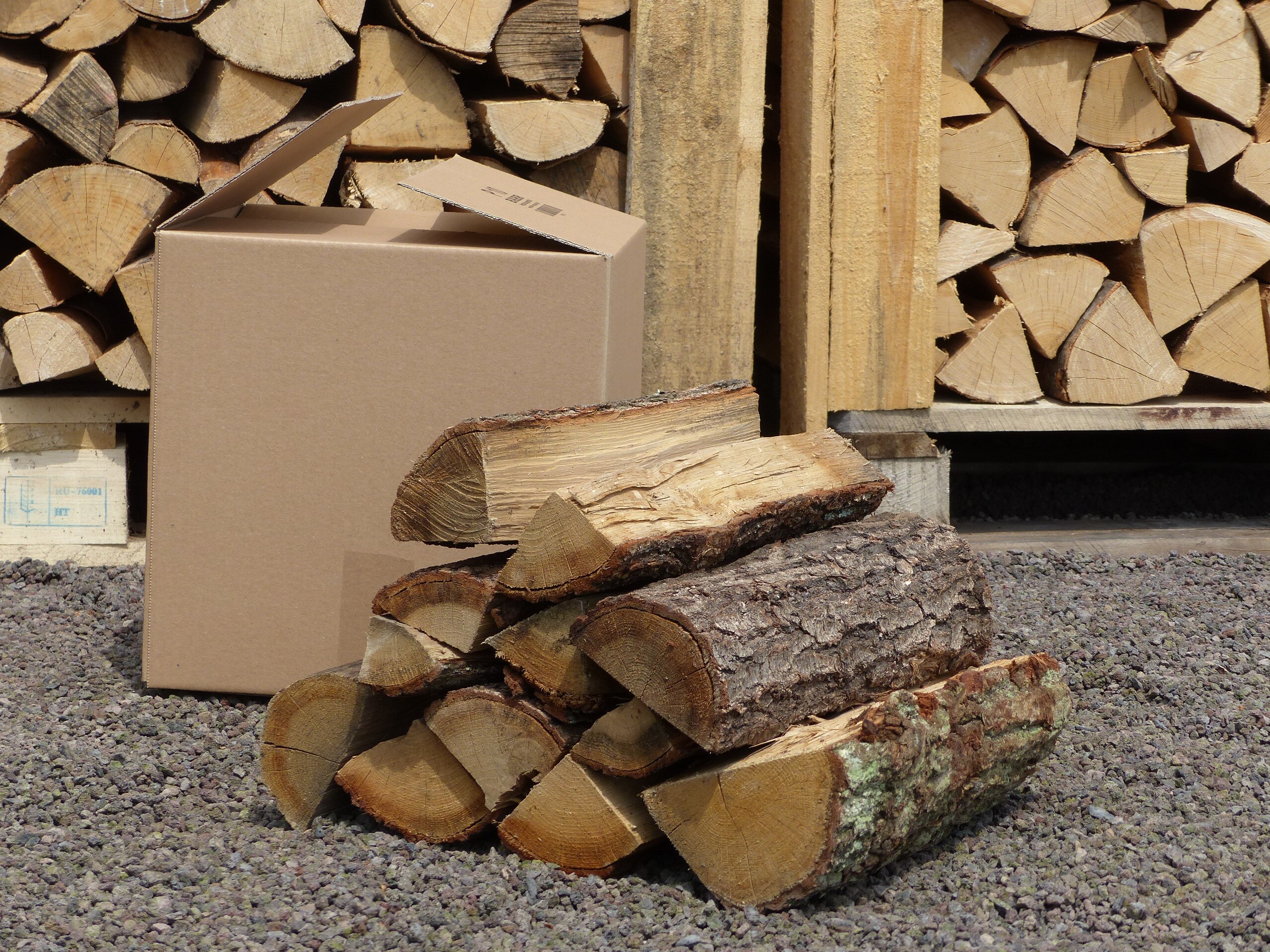 120 kg trockene Eiche, Kaminholz Brennholz Feuerholz Hartholz ca. 25 cm - Bild 1