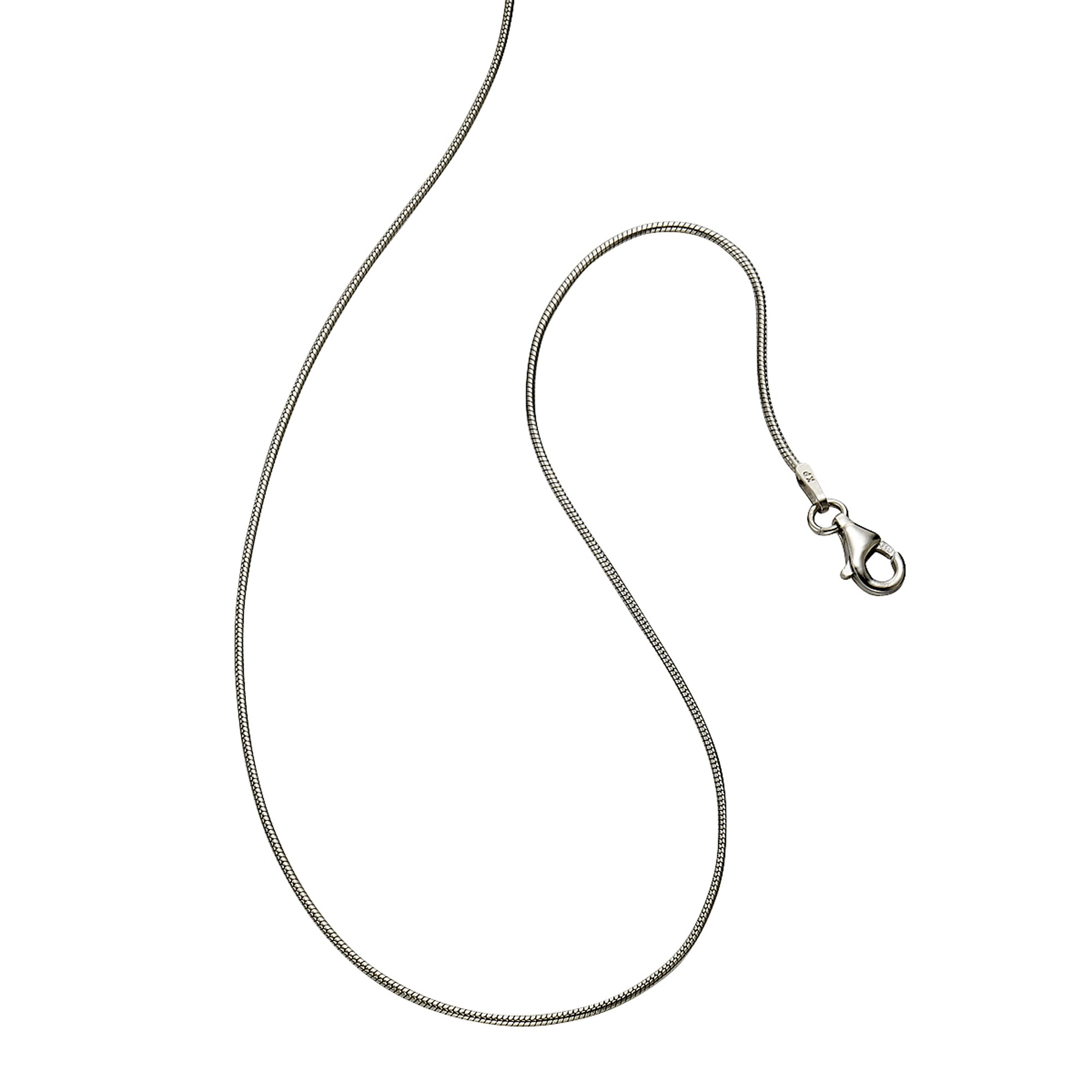 Zeeme Basic Collier 925/- Sterling Silber 42+5cm lang - Bild 1