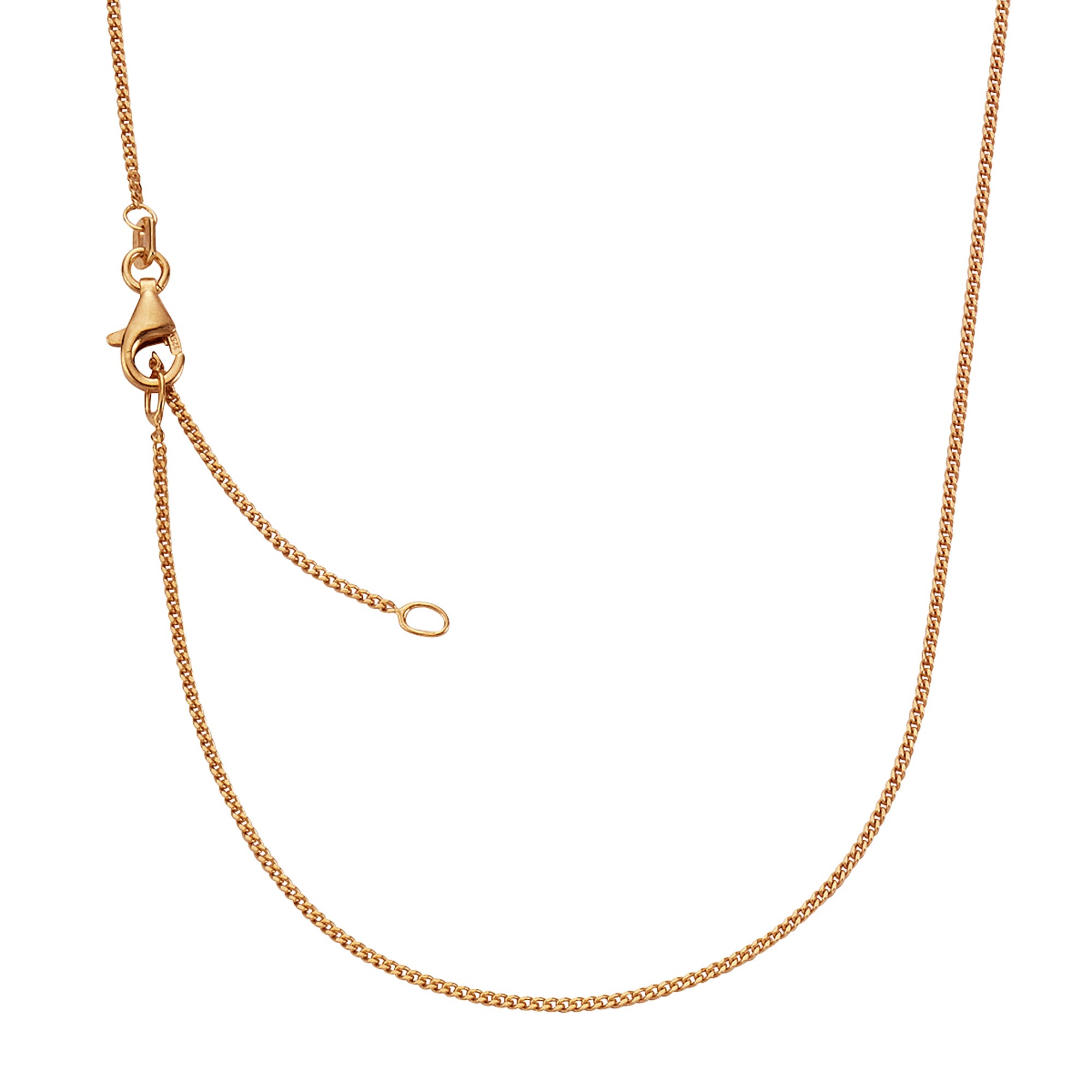 Zeeme Basic Collier 925/- Sterling Silber rotverg. 42+3cm - Bild 1