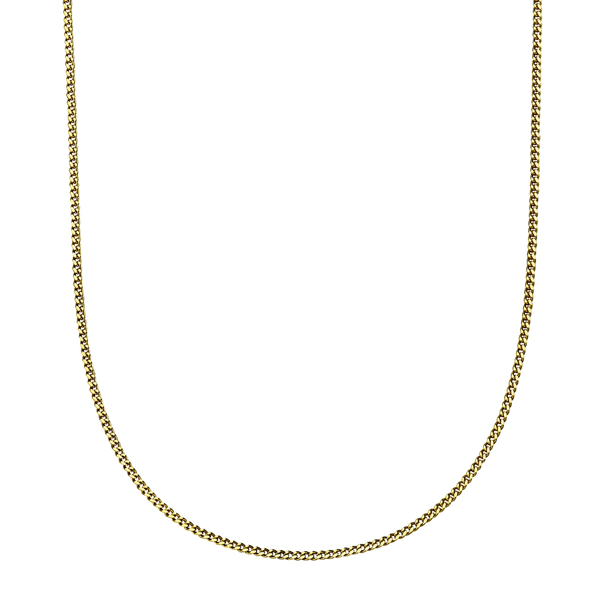 Fascination by Ellen K. Halskette Gold 333 Panzerkette mit einer L&auml;nge von 38/36cm - Bild 1