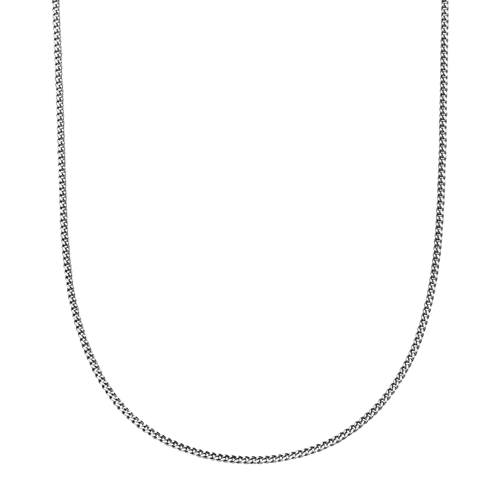 Fascination by Ellen K. Halskette Weißgold 585 Panzerkette mit einer Länge von 45/42cm | 04006046424585