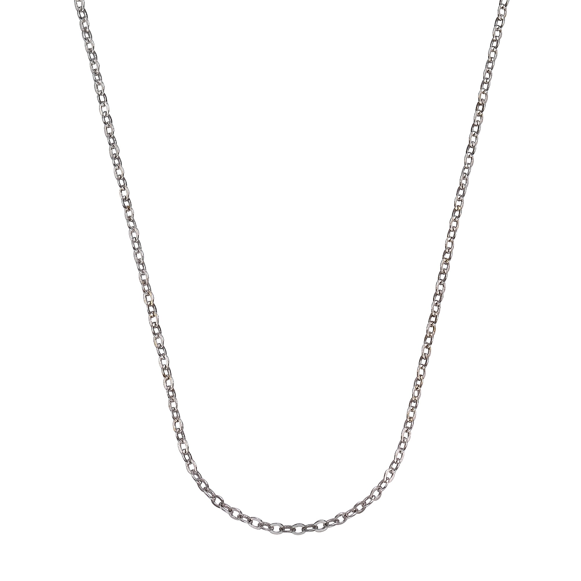 Fascination by Ellen K. Halskette Wei&szlig;gold 333 Ankerkette mit einer L&auml;nge von 45/42cm - Bild 1