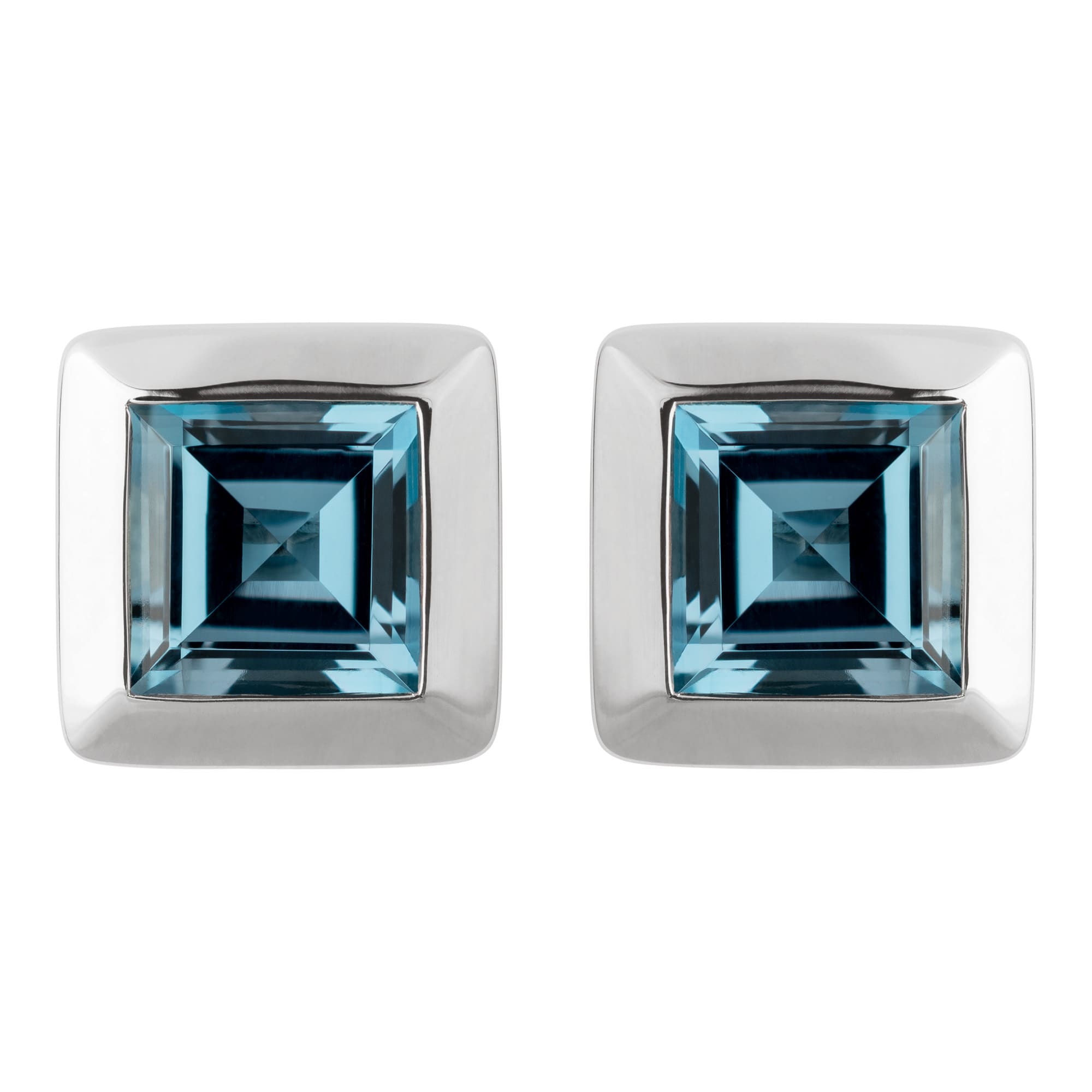 Orolino Ohrringe Gold 585 mit 2x Blautopas (beh.) London Blue - Bild 1