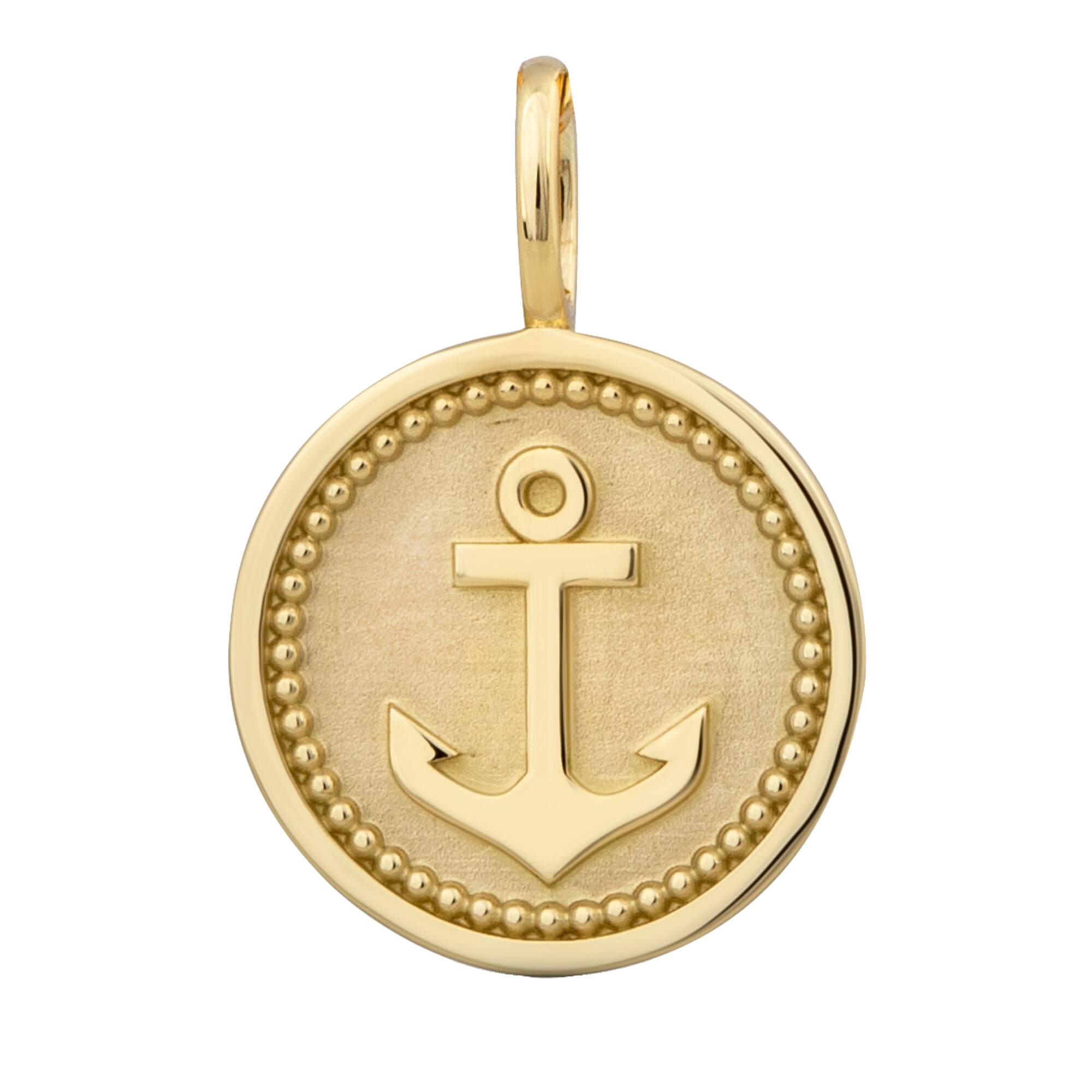 Orolino Anh&auml;nger Gold 375 mit Anker-Motiv - Bild 1