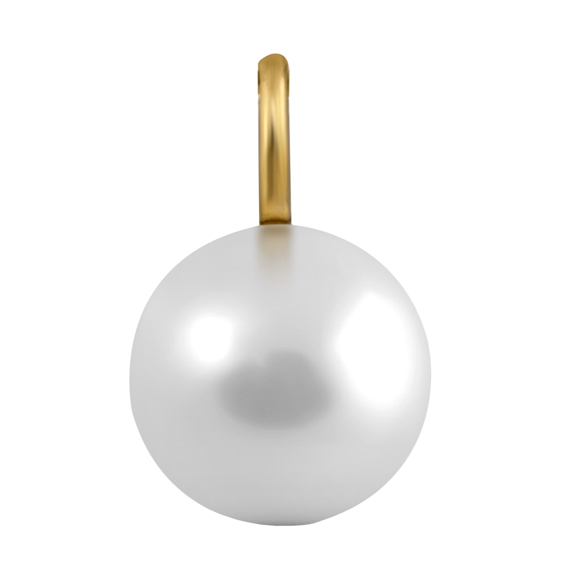 Orolino Anh&auml;nger Gold 585 mit wei&szlig;er Perle 9mm - Bild 1