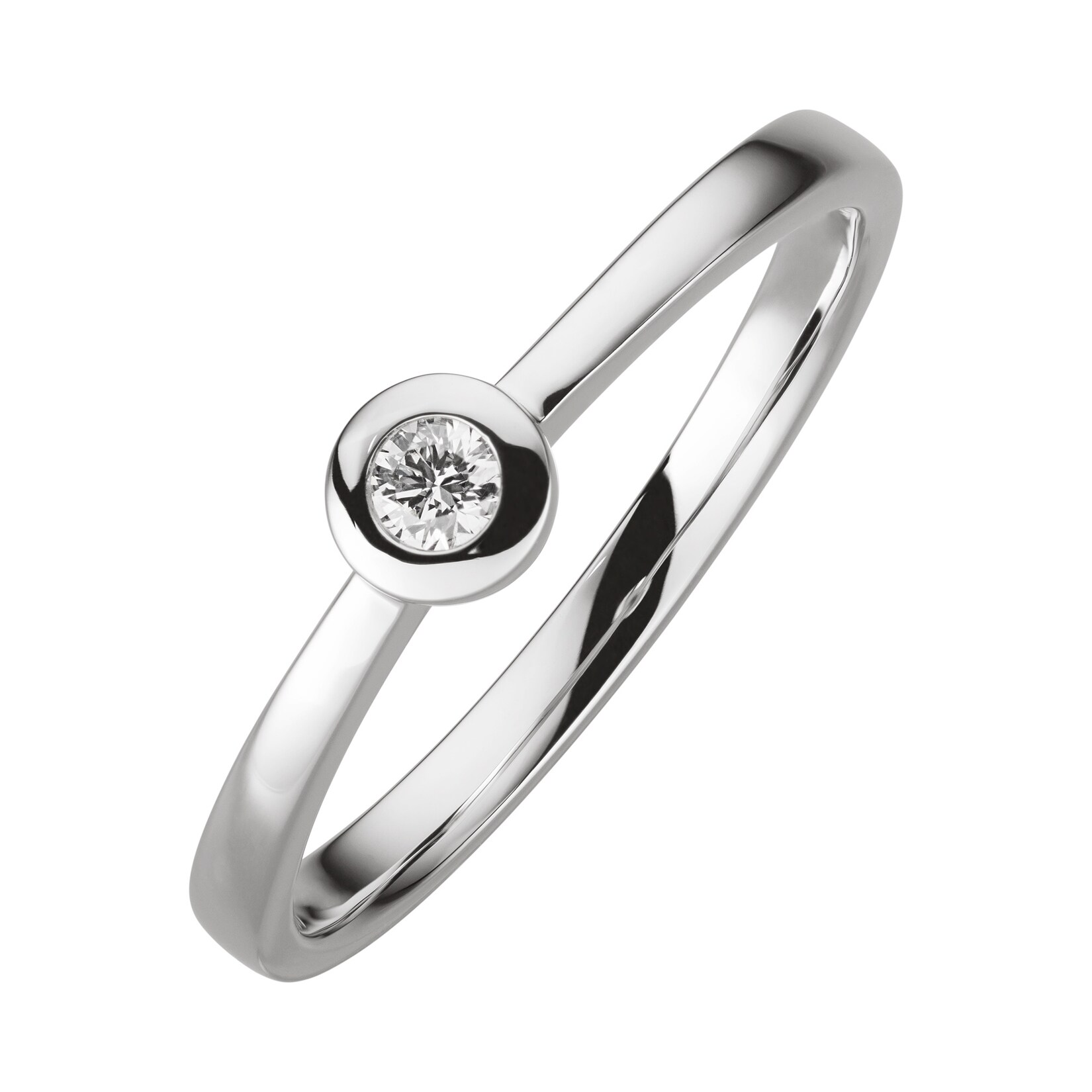 Orolino Ring 750 Gold 1x Brillant 0,07ct. | 04006046377560