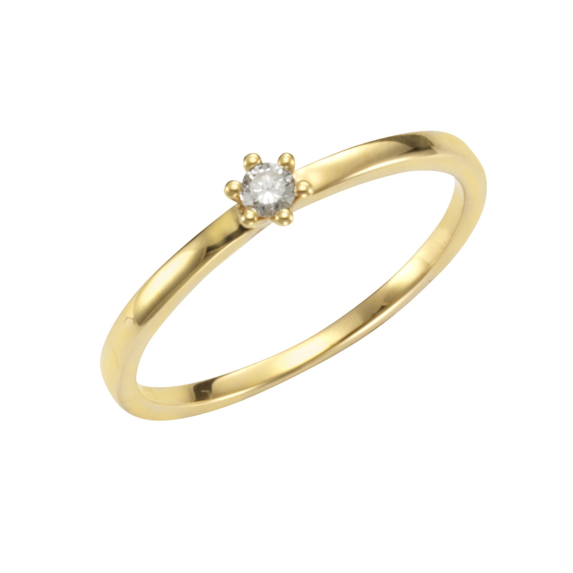 Orolino Ring Gold 750 mit Brillant 0,07ct. - Bild 1