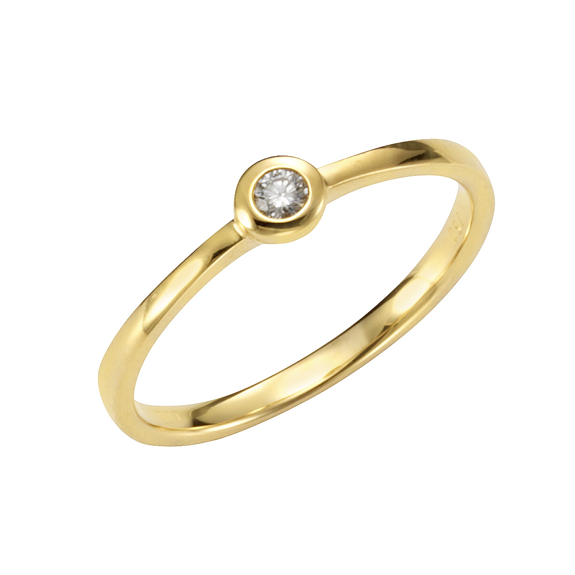 Orolino Ring Gold 750 mit Brillant 0,05ct. - Bild 1