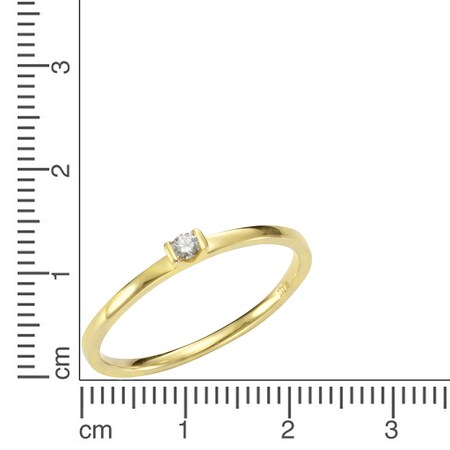 Brillant online kaufen Gelbgold Ring Orolino bei 585/- Netto