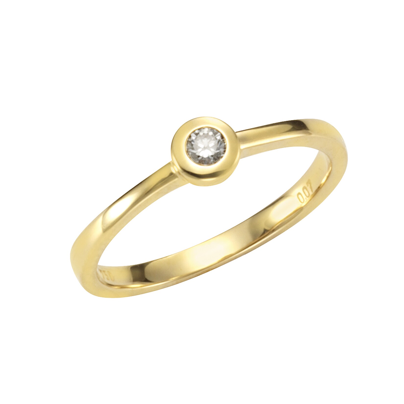 Orolino Ring Gold 585 mit Brillant 0,07ct.