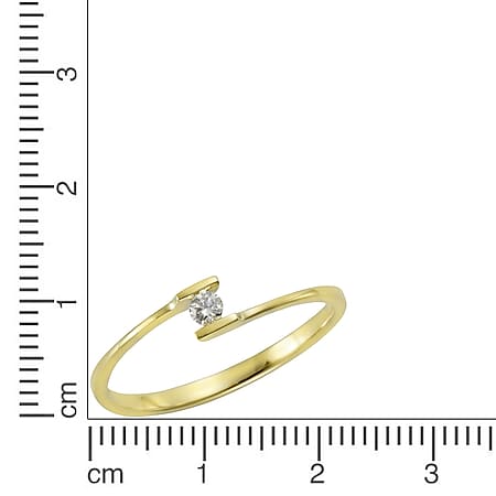 Orolino Ring 585 Gold Brillant 0,06ct. online kaufen bei Netto