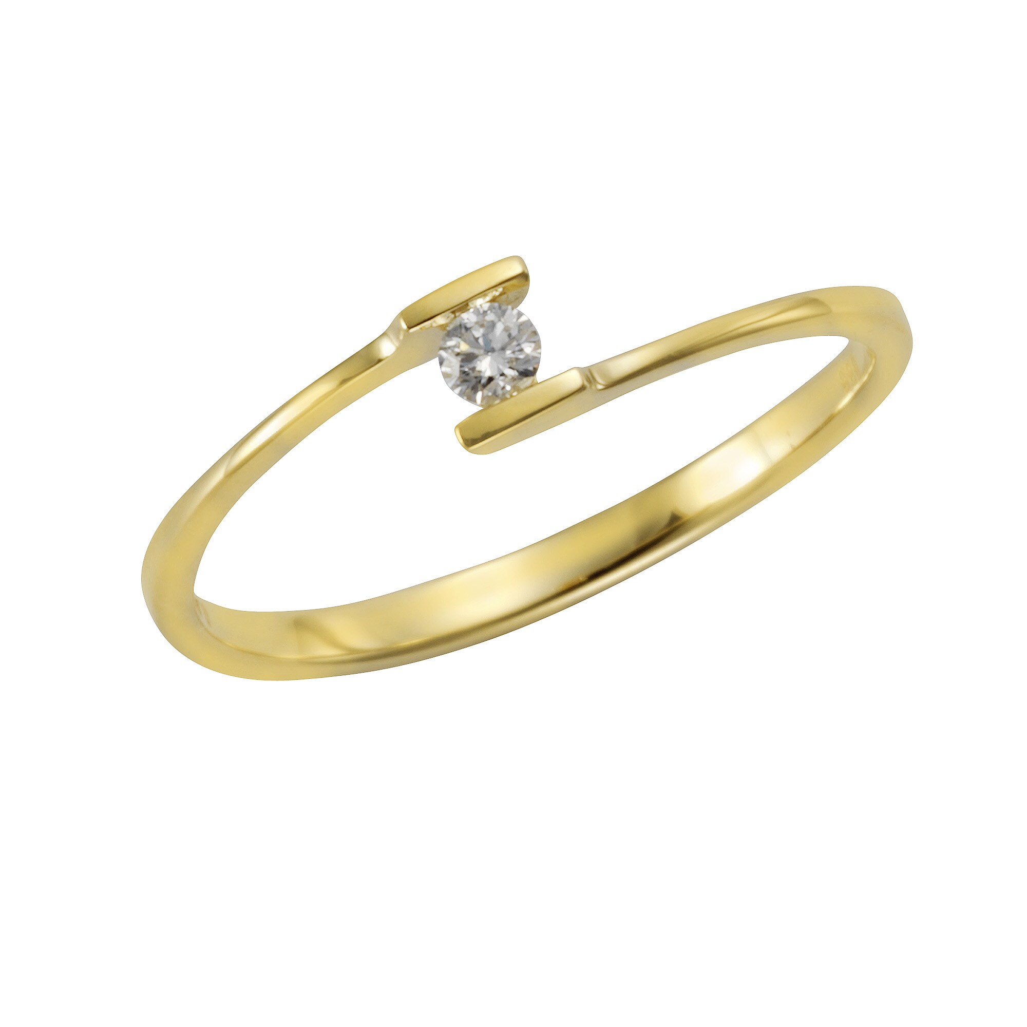Orolino Ring Gold 585 mit Brillant 0,06ct. - Bild 1