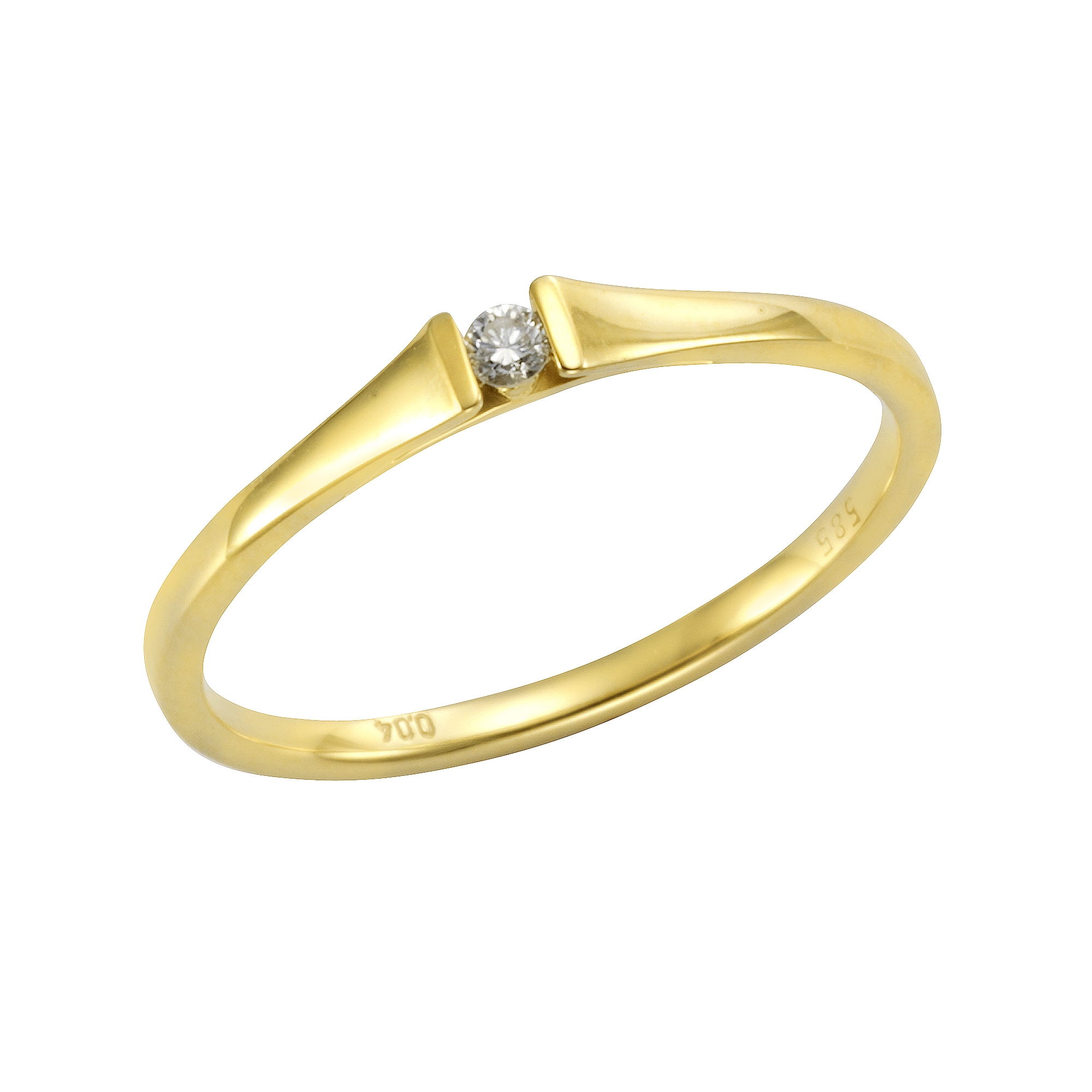 Orolino Ring Gold 585 mit Brillant 0,04ct. - Bild 1