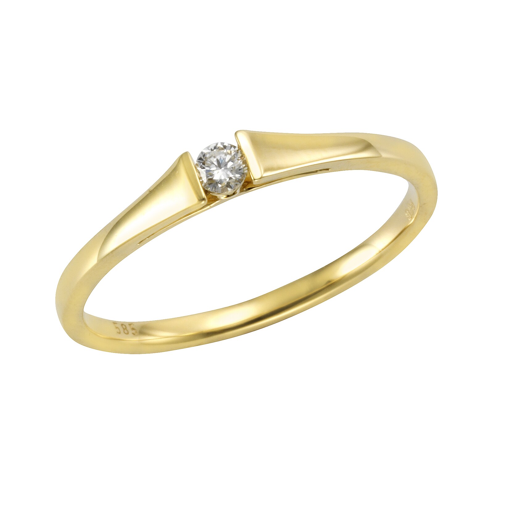Orolino Ring Gold 585 mit Brillant 0,08ct. | 04006046300537