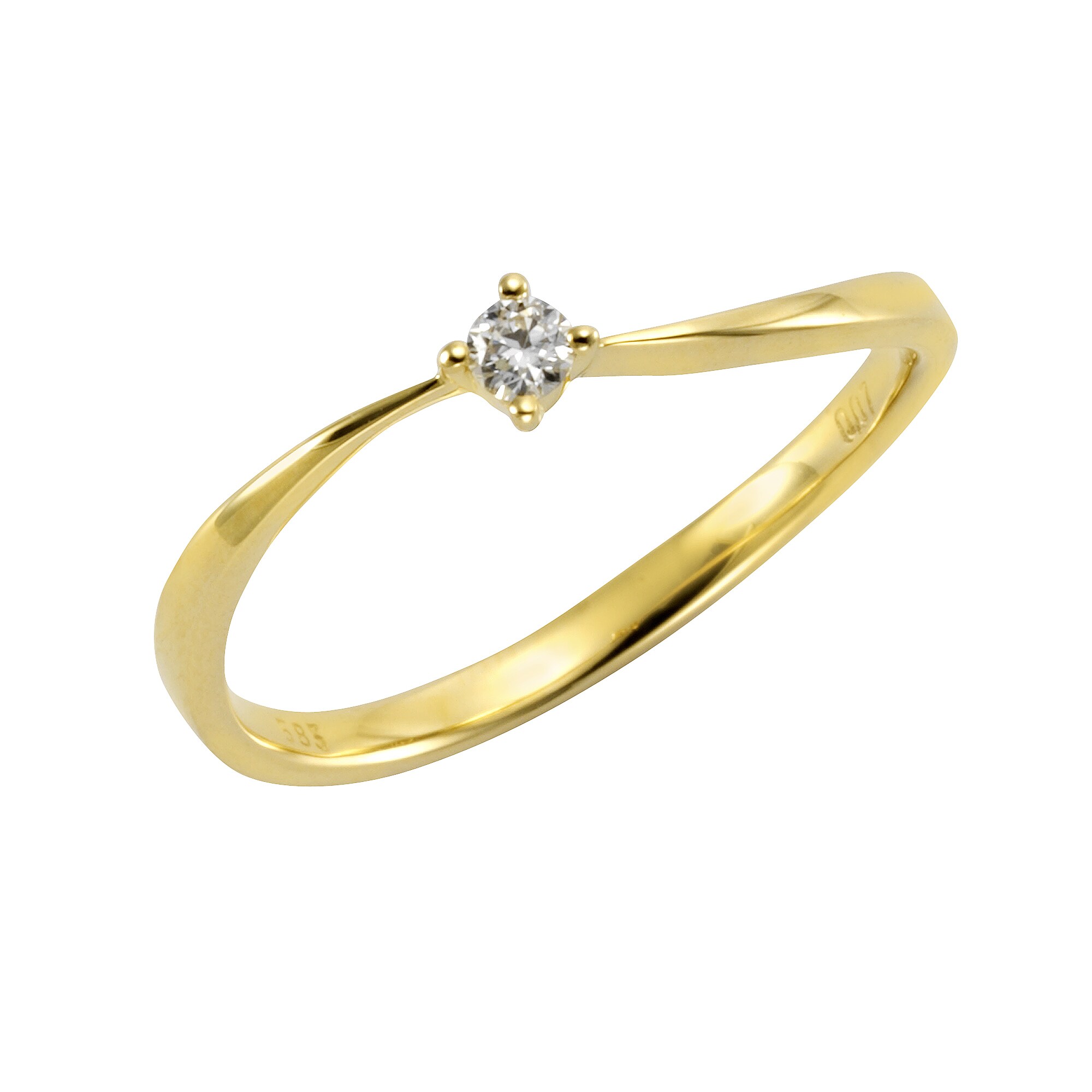 Orolino Ring Gold 585 mit Brillant 0,07ct. - Bild 1