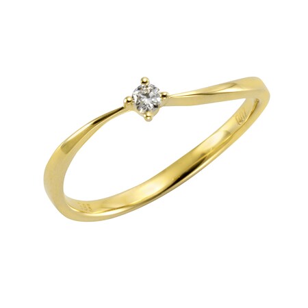 Gold Orolino bei 585 Ring Brillant 0,07ct. online kaufen Netto