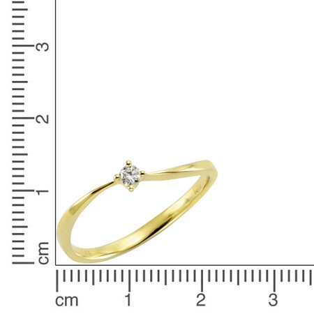 Orolino Ring 585 Gold Brillant kaufen 0,07ct. online bei Netto