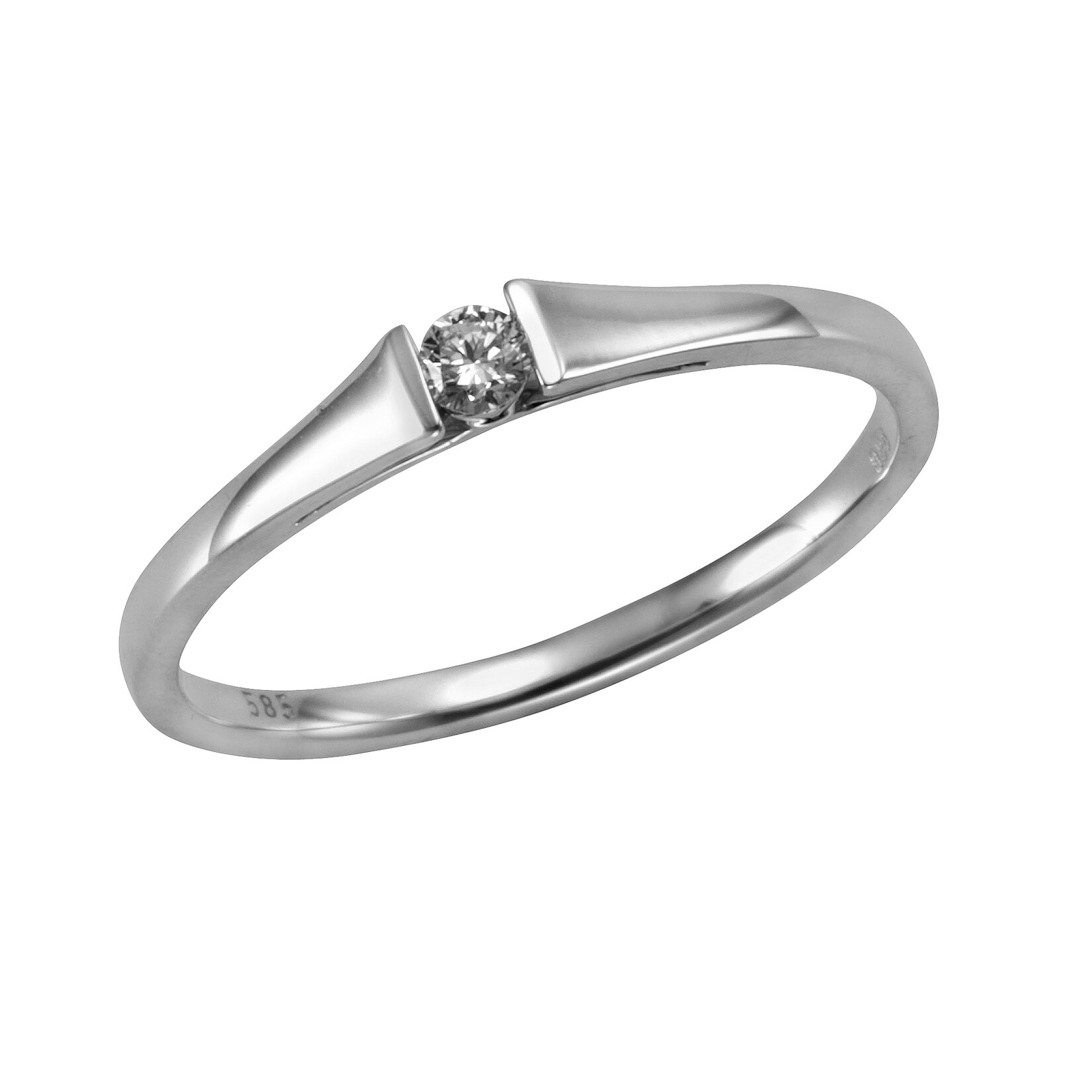 Orolino Ring Gold 585 mit Brillant 0,08ct.