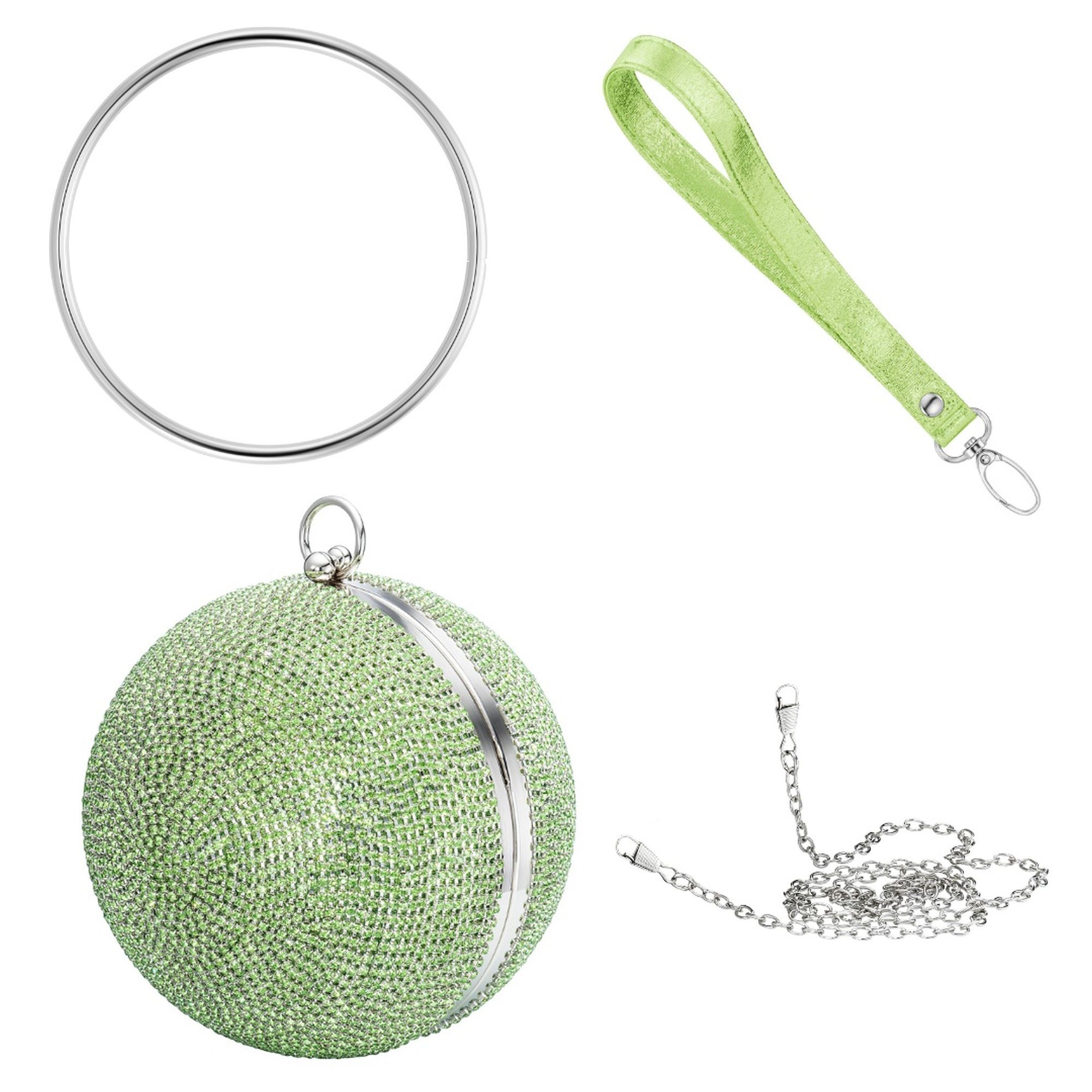 Julie Julsen Handbag Metall mit Zirkonia gr&uuml;n - Bild 1