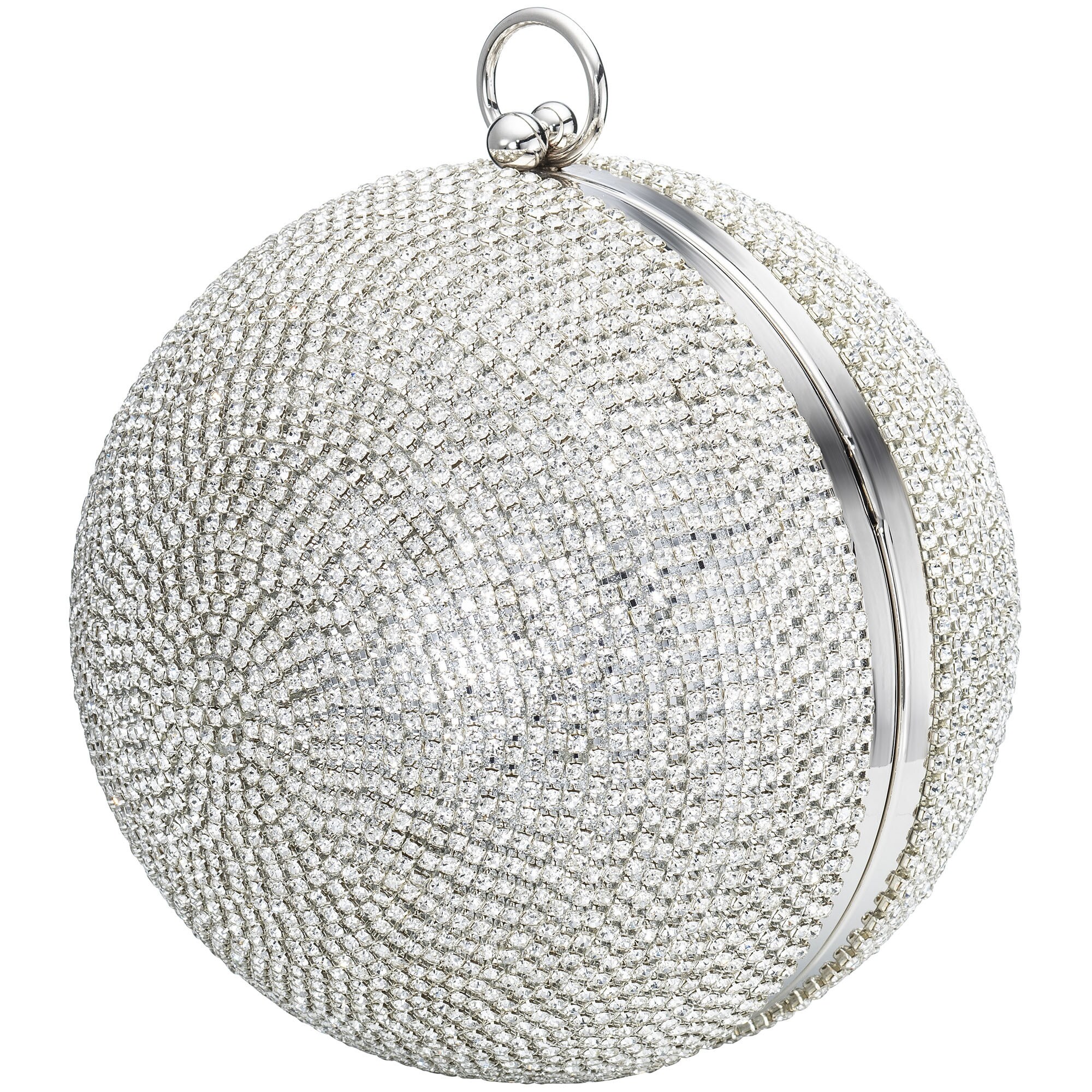 Julie Julsen Handbag Metall mit Zirkonia wei&szlig; - Bild 1