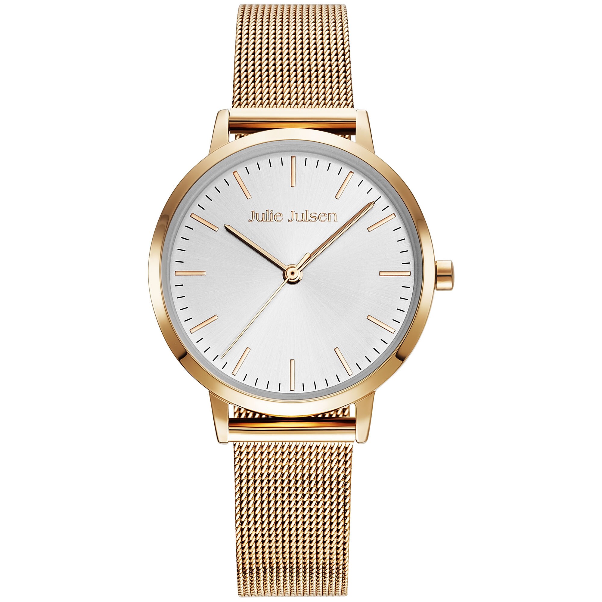 Julie Julsen Damenuhr Edelstahl ros&eacute;farben Basic Line - Bild 1