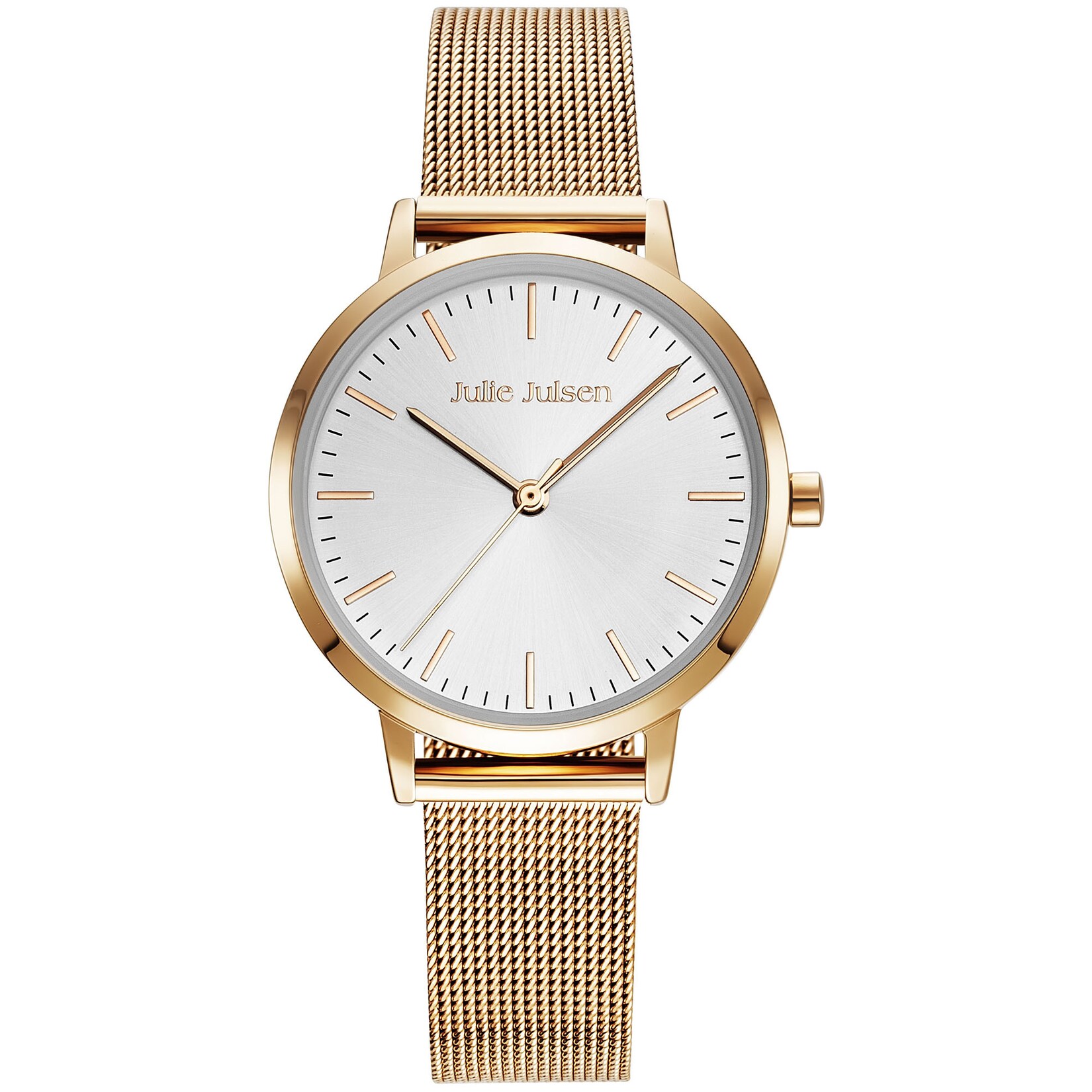Julie Julsen Damenuhr Edelstahl roséfarben Basic Line | 09120120093957
