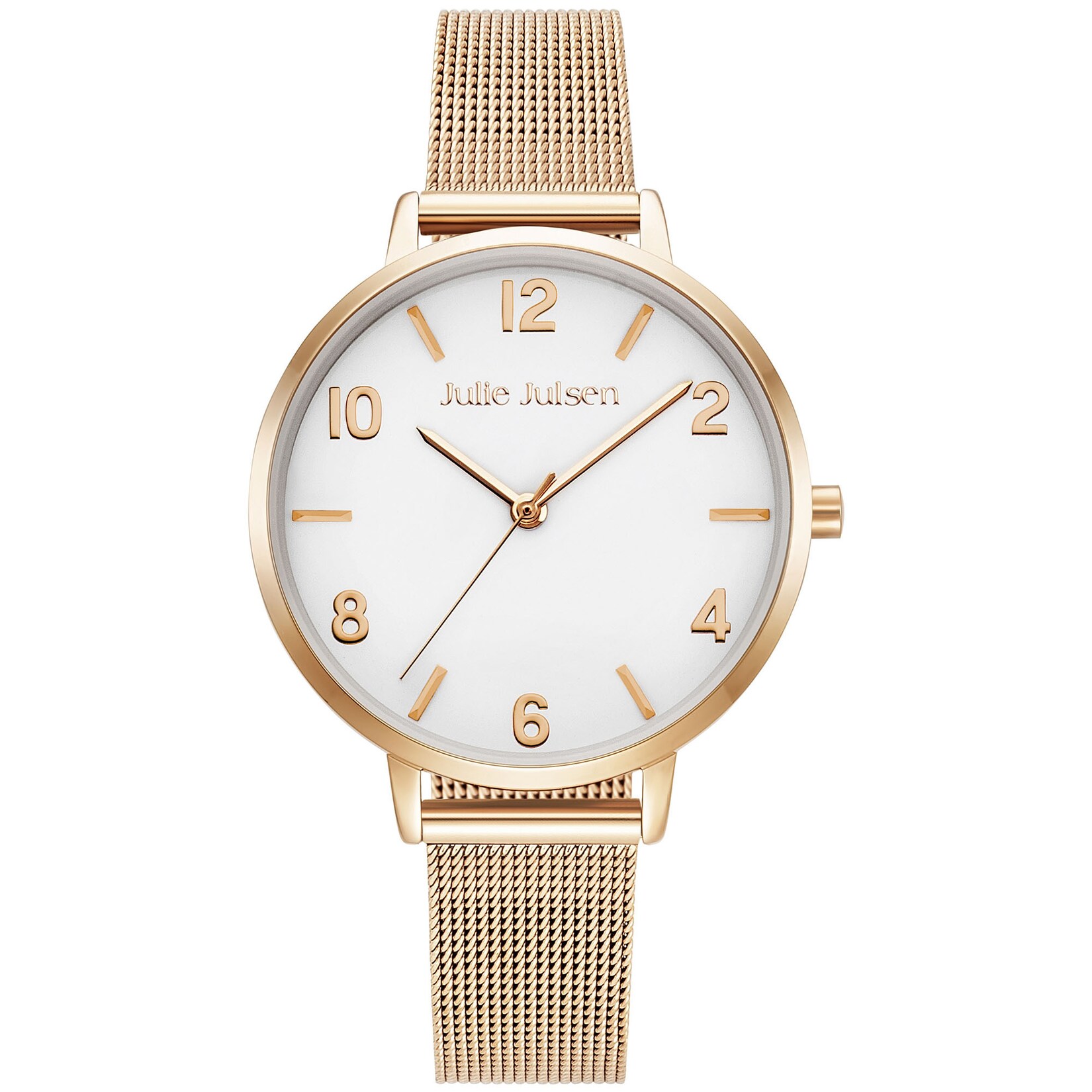 Julie Julsen Damenuhr Edelstahl roséfarben Basic rosé | 09120120093773