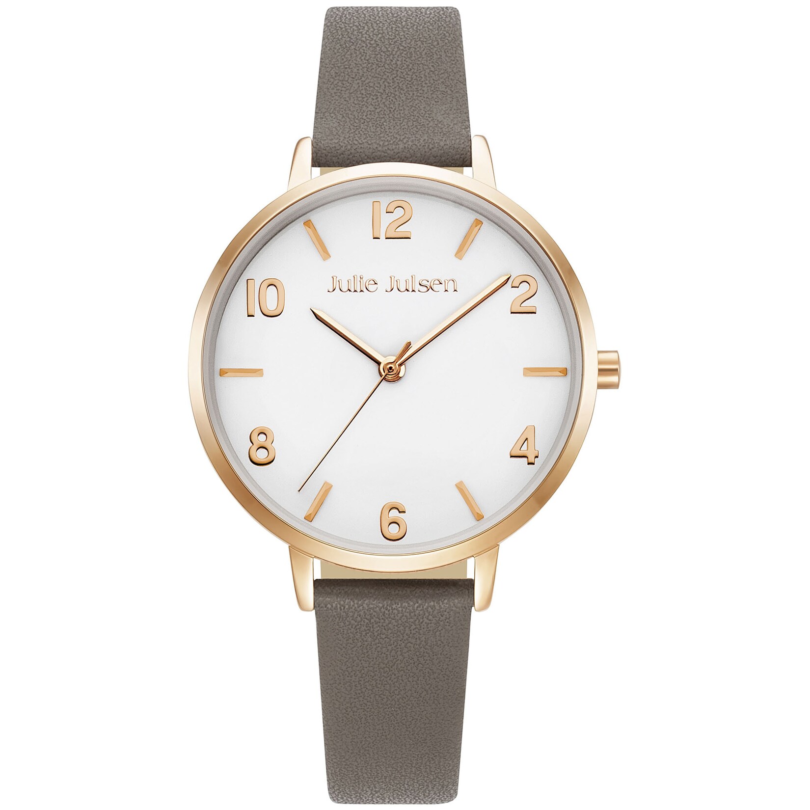 Julie Julsen Damenuhr Edelstahl roséfarben Basic rosé taupe | 09120120093766