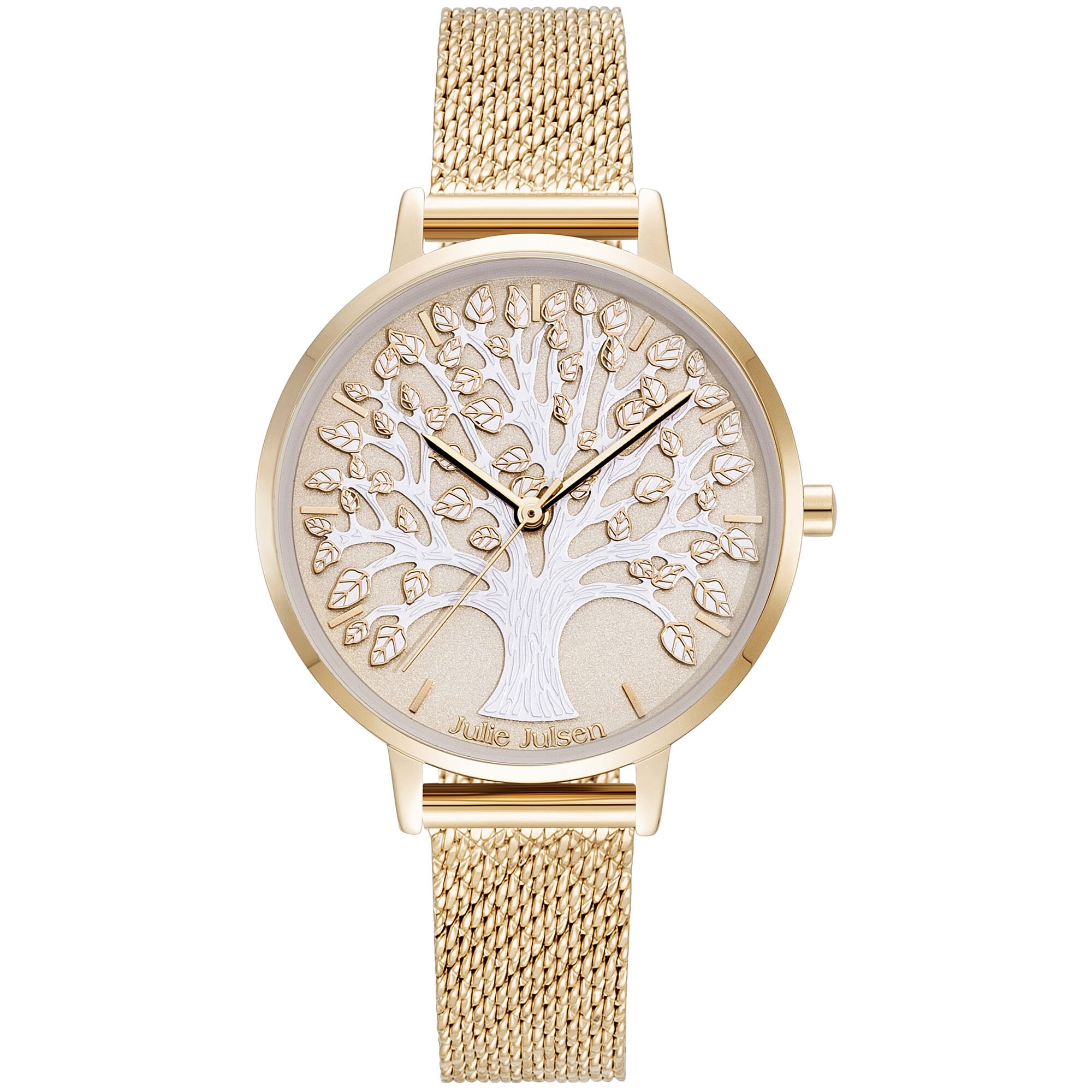 Julie Julsen Damenuhr Edelstahl ros&eacute;farben Tree of Life - Bild 1