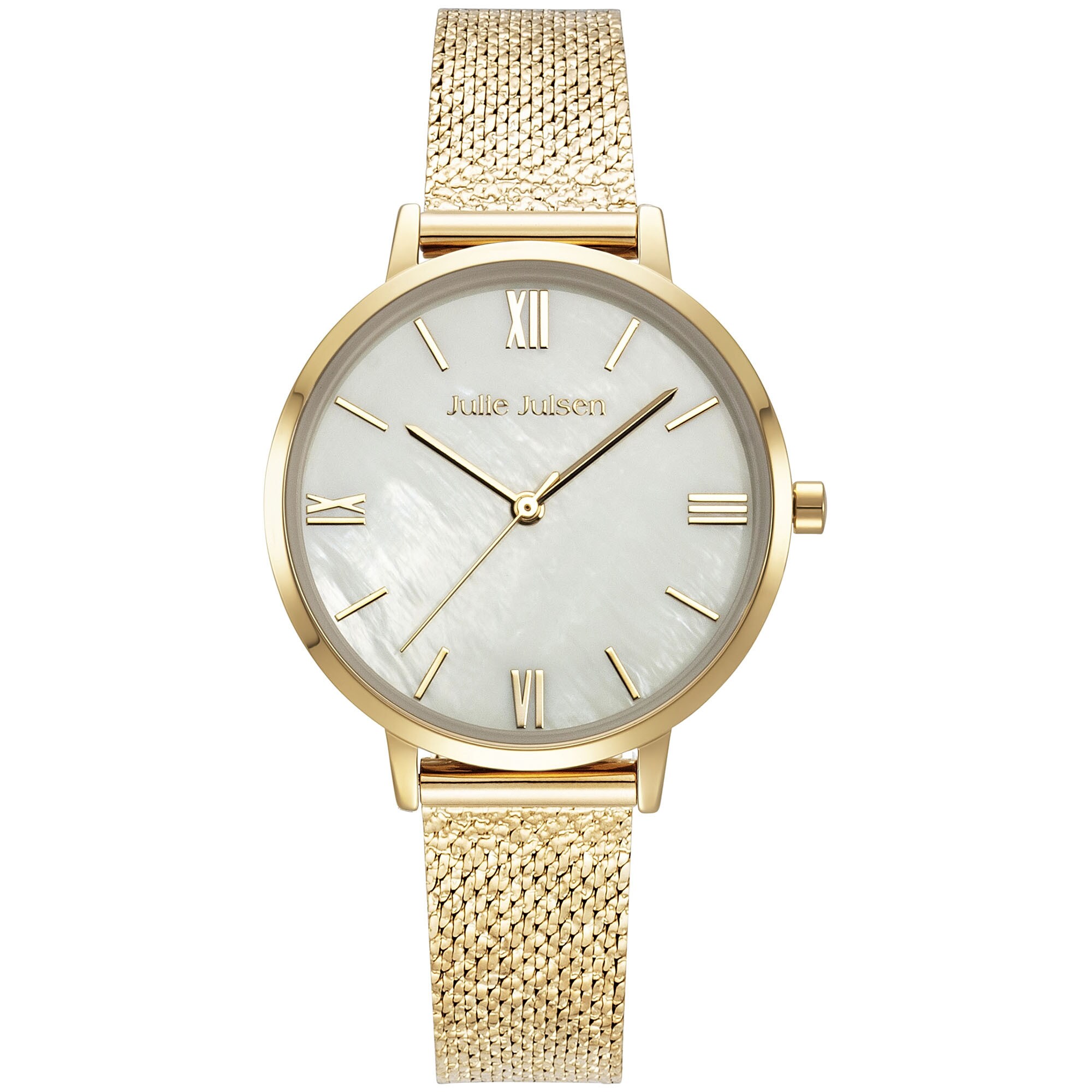 Julie Julsen Damenuhr Edelstahl goldfarben Roman gold - Bild 1