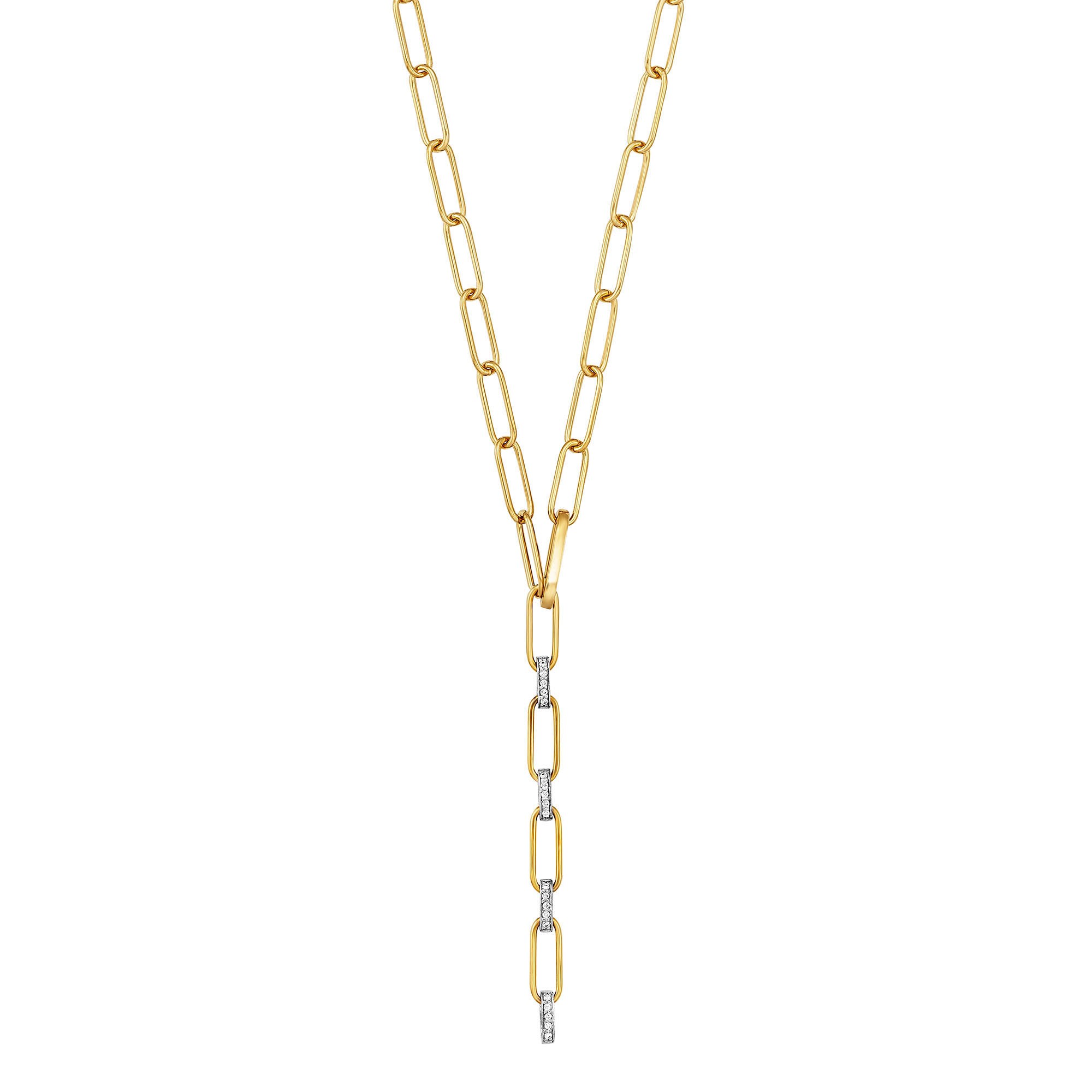 Julie Julsen Kette 925/- Sterling Silber vergoldet  Zirkonia - Bild 1