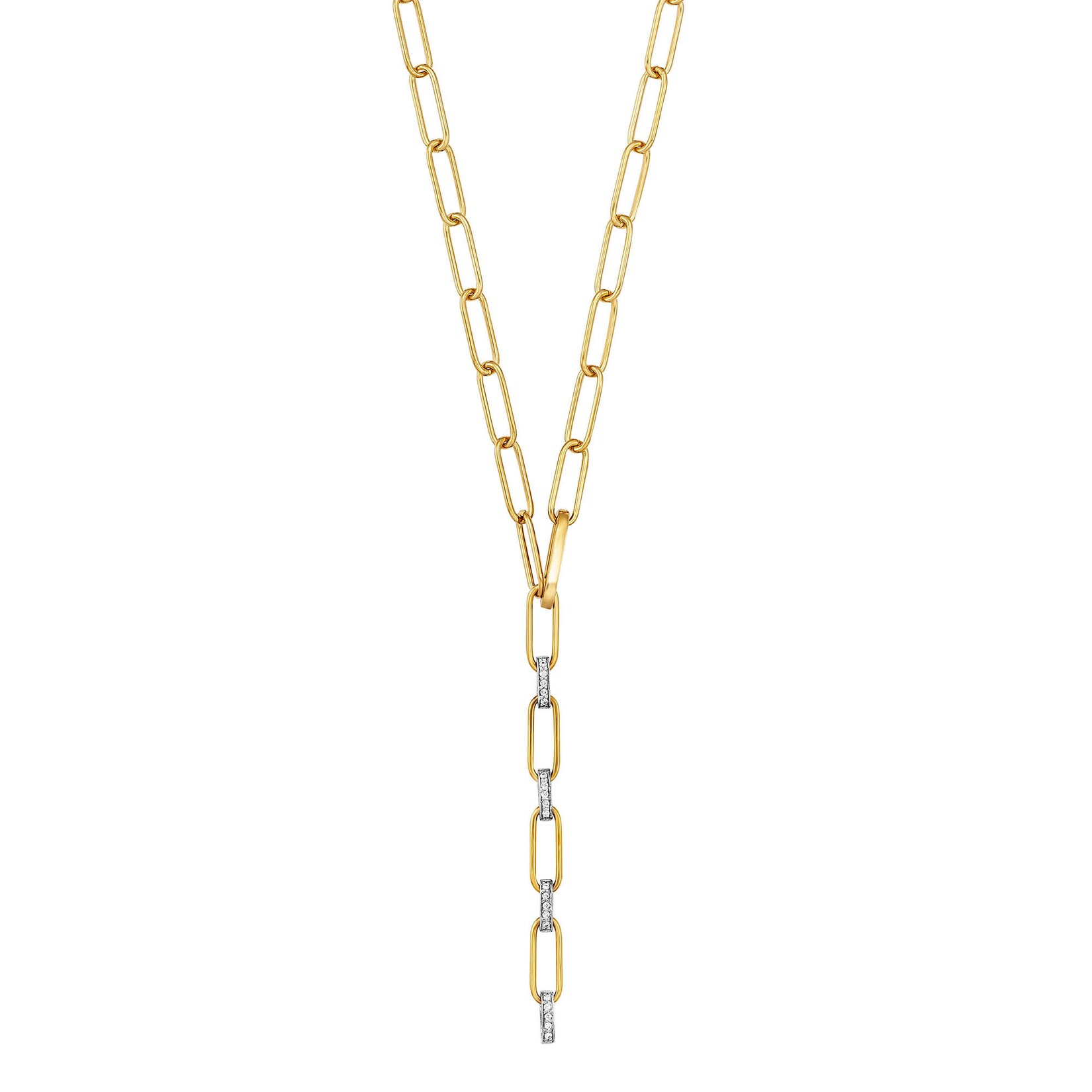 Julie Julsen Kette 925/- Sterling Silber vergoldet Zirkonia