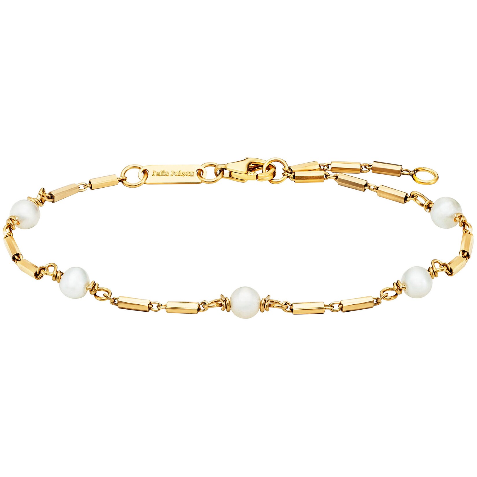 Julie Julsen Armband 925/- Sterling Silber vergoldet Süßwasserperlen | 09120120094985