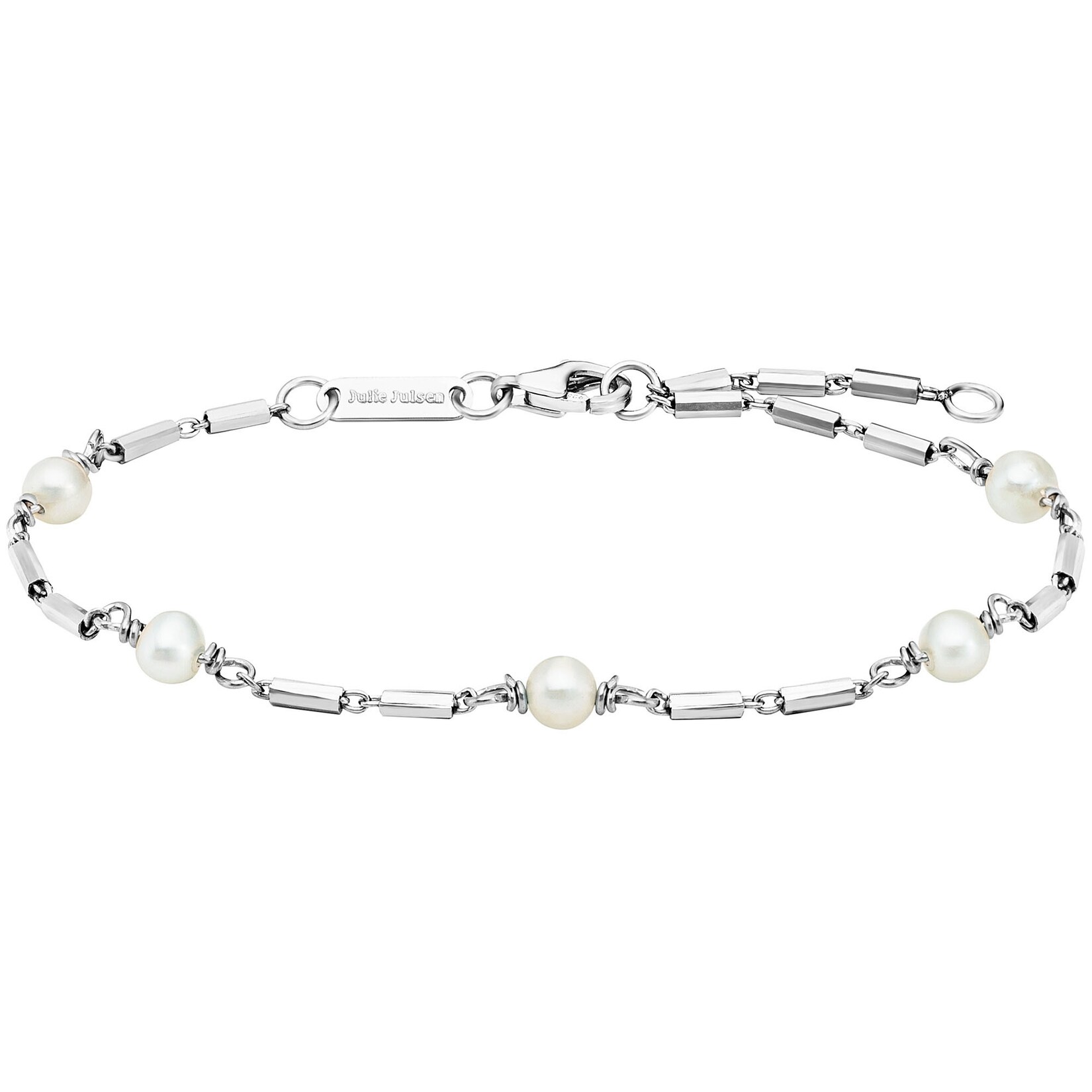 Julie Julsen Armband 925/- Sterling Silber rhodiniert Süßwasserperlen | 09120120094978