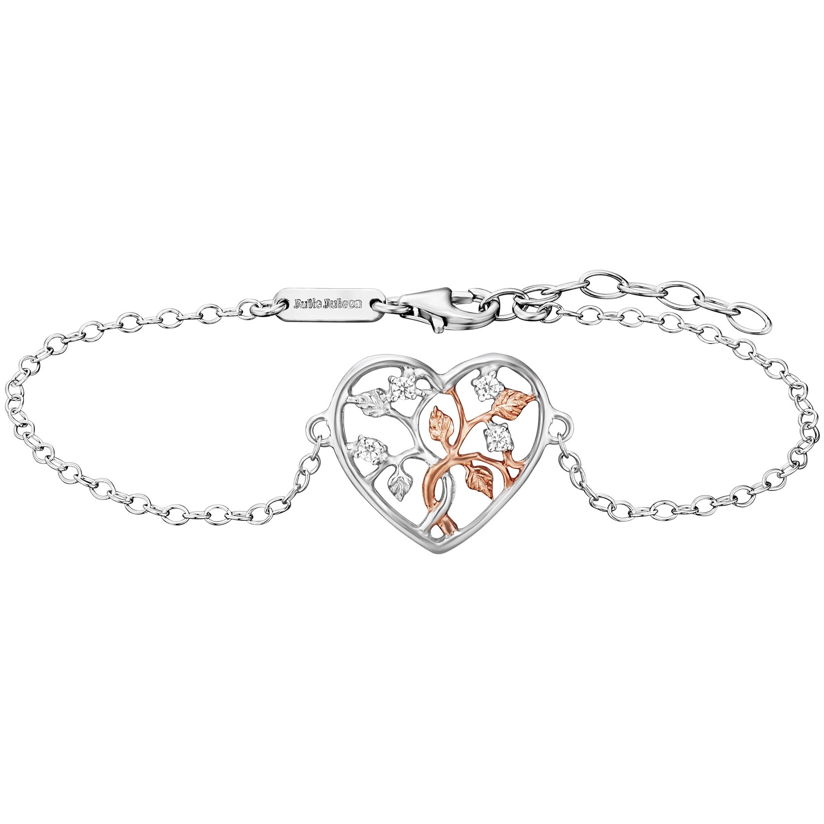 Julie Julsen Armband 925/- Sterling Silber  teils rosé vergoldet Zirkonia | 09120073589903