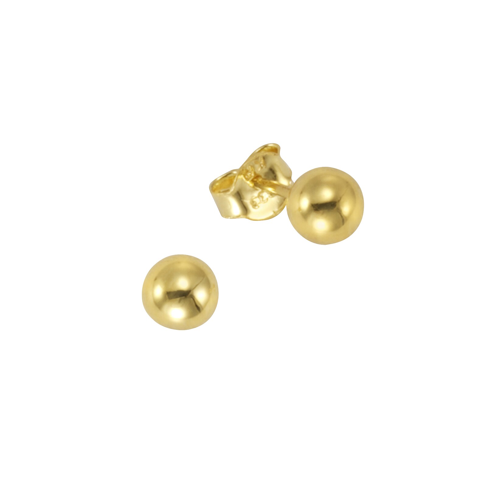 Celesta Gold Ohrstecker 333 Gold Kugel 5mm | 04006046277365