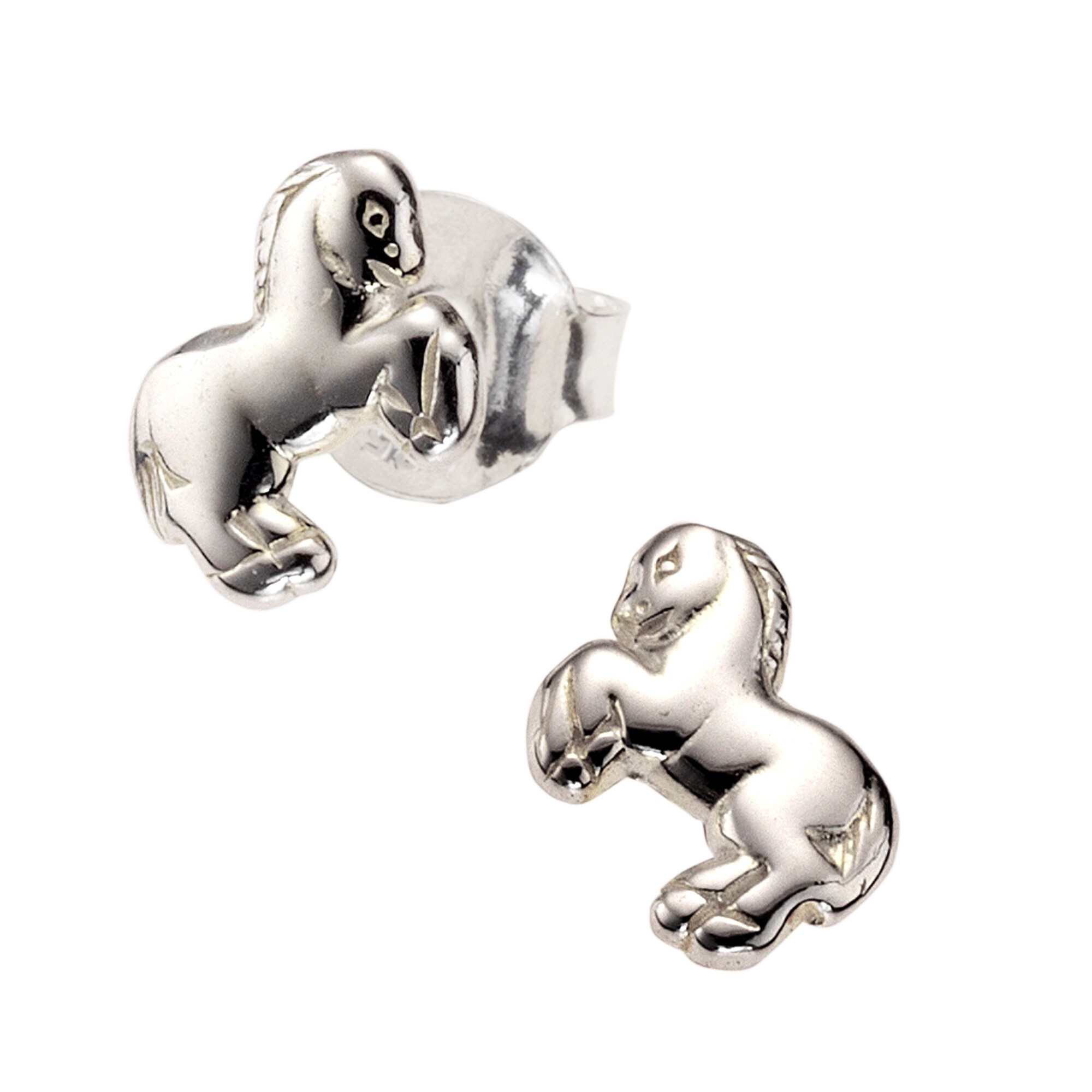 Zeeme for Kids Ohrringe 925 Sterling Silber Pferd - Bild 1
