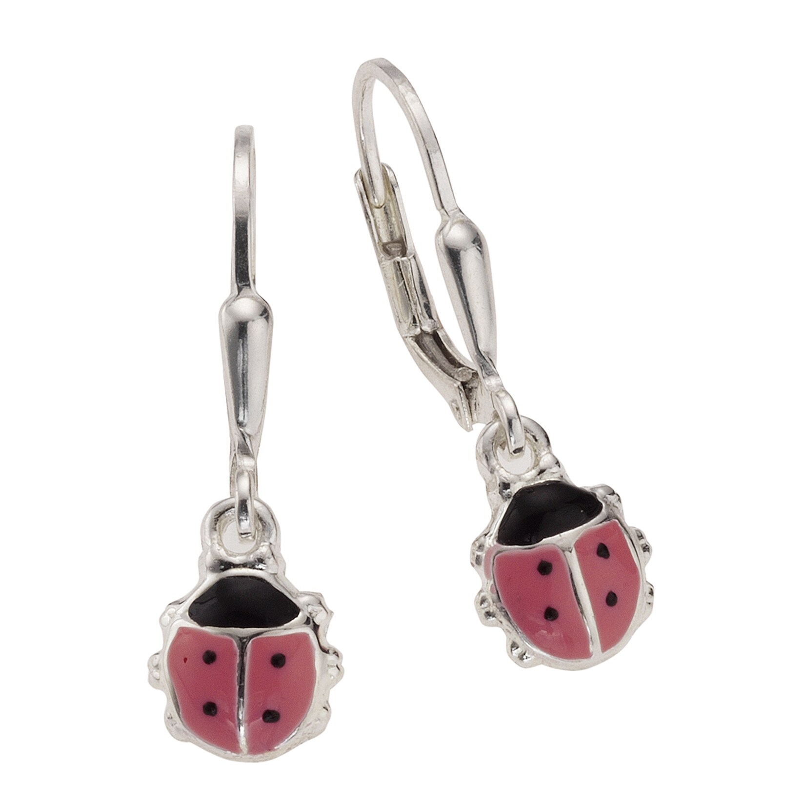 Zeeme for Kids Ohrringe 925 Sterling Silber Marienkäfer