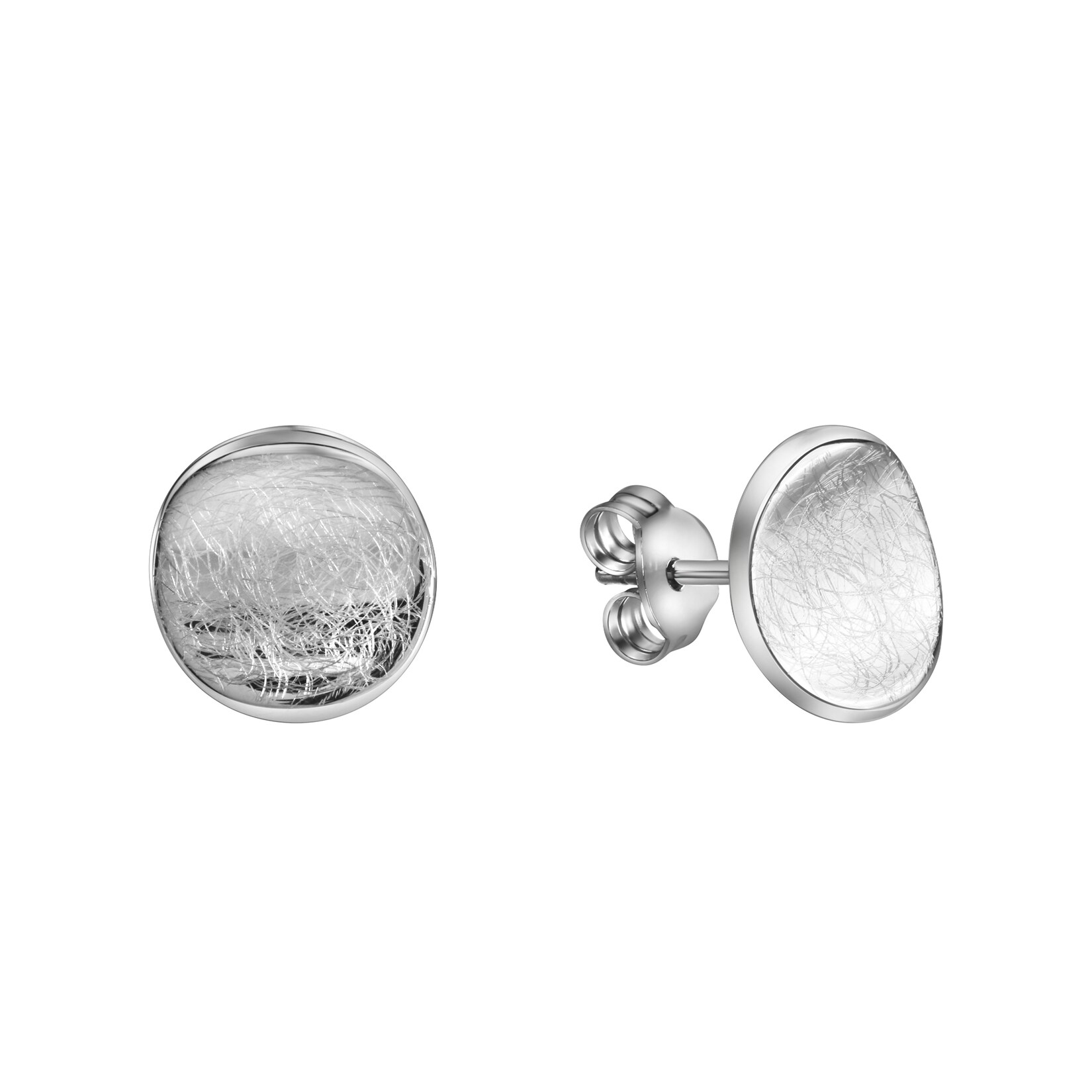 Celesta Silber Ohrringe Silber 925 rhodiniert mit eismatter Oberfläche | 04006046395823