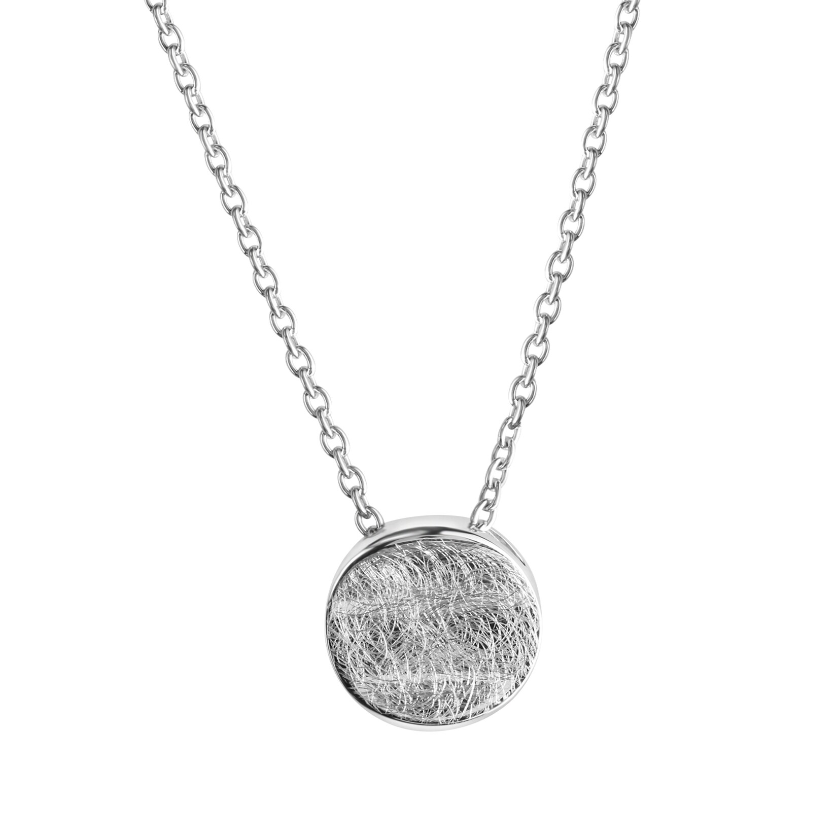 Celesta Silber Halskette Silber 925 rhodiniert 42+3cm lang mit eismatter Oberfläche | 04006046395830