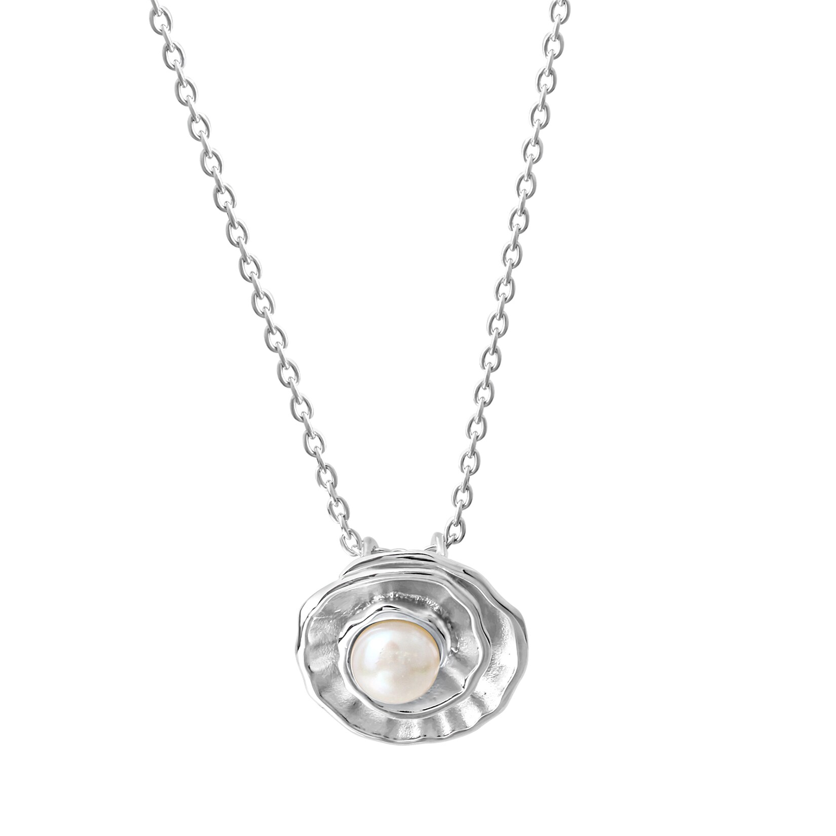 Celesta Silber Halskette 925 Silber Süßwasserzuchtperle | 04006046415422