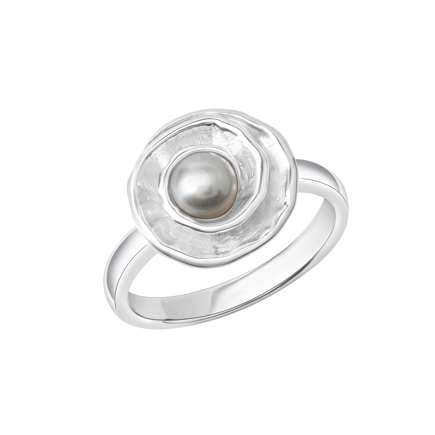 Celesta Silber Ring 925 Silber Süßwasserzuchtperle