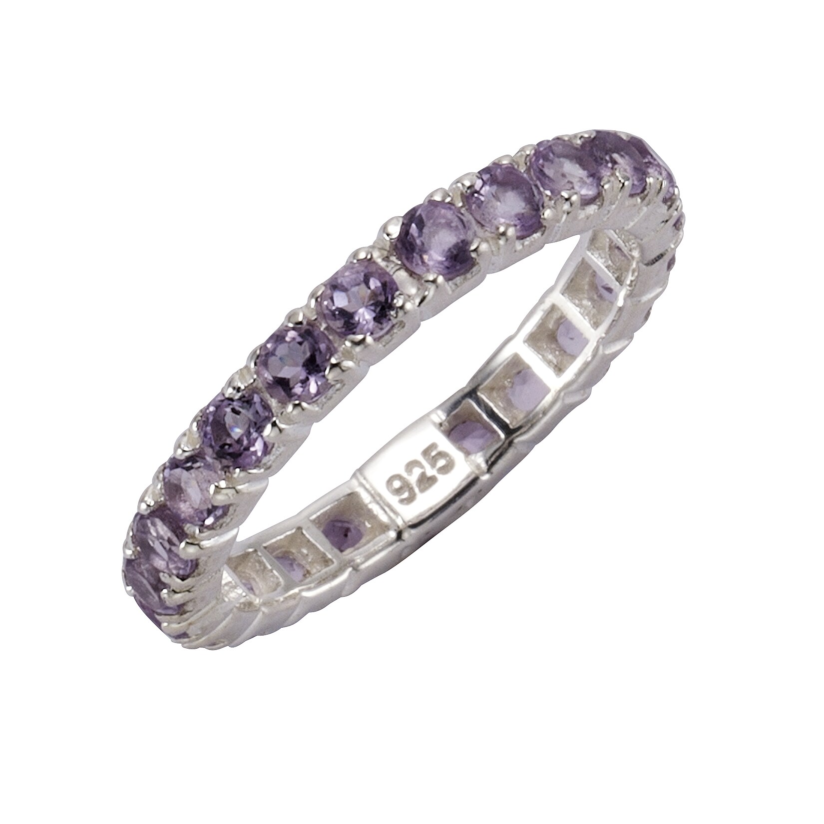 Zeeme Gemstones Ring 925/- Sterling Silber rhodiniert Amethyst | 04006046244343