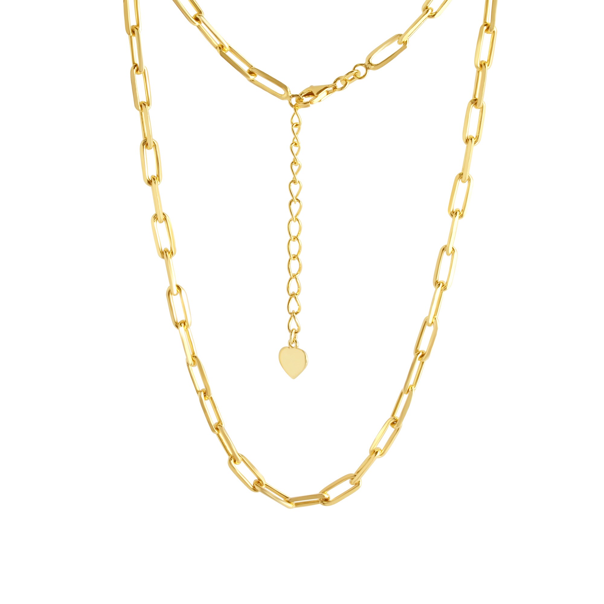 Zeeme Silber Collier 925 Sterling Silber vergoldet gelb - Bild 1