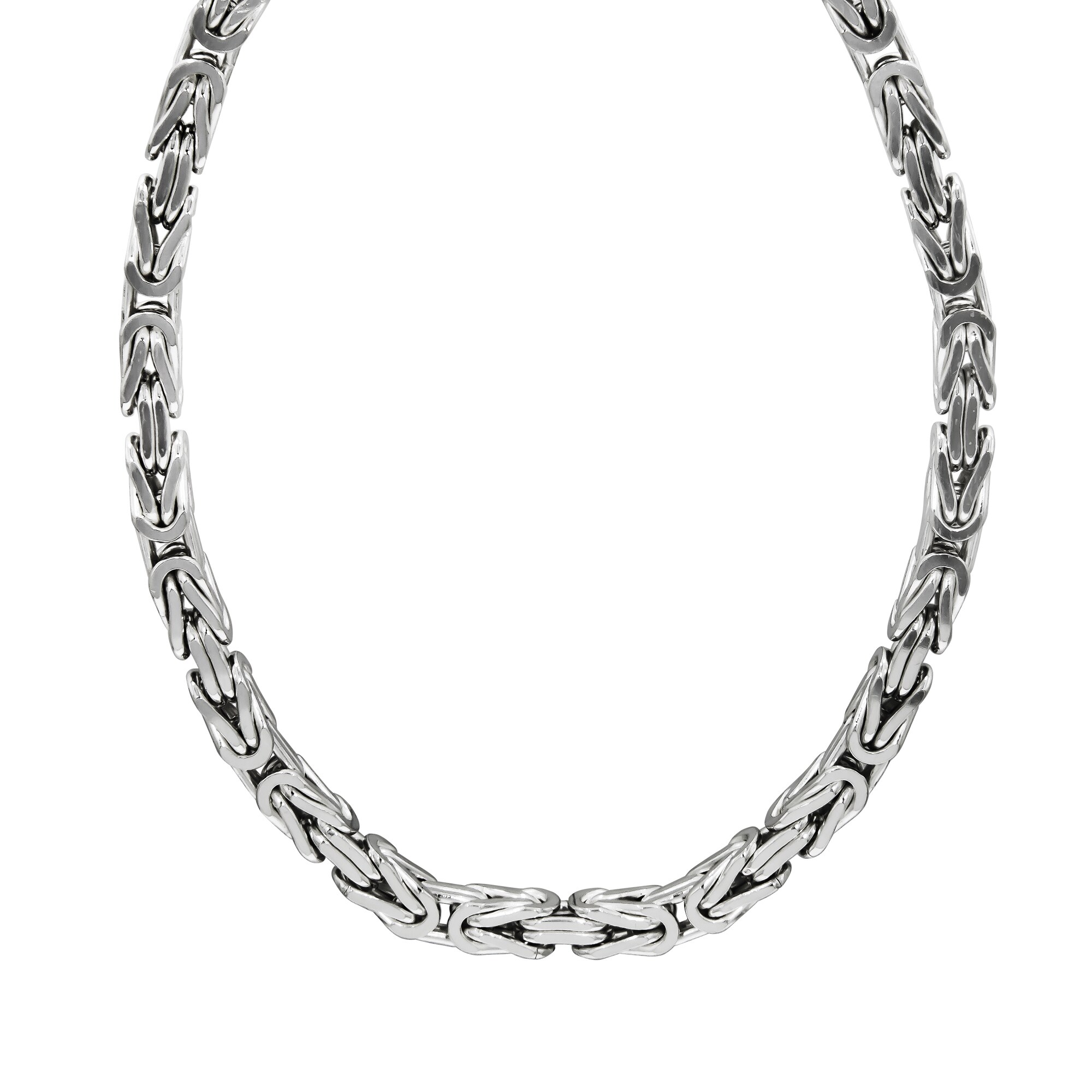 Zeeme Basic Halskette Silber 925 poliert K&ouml;nigskette 6mm breit - Bild 1